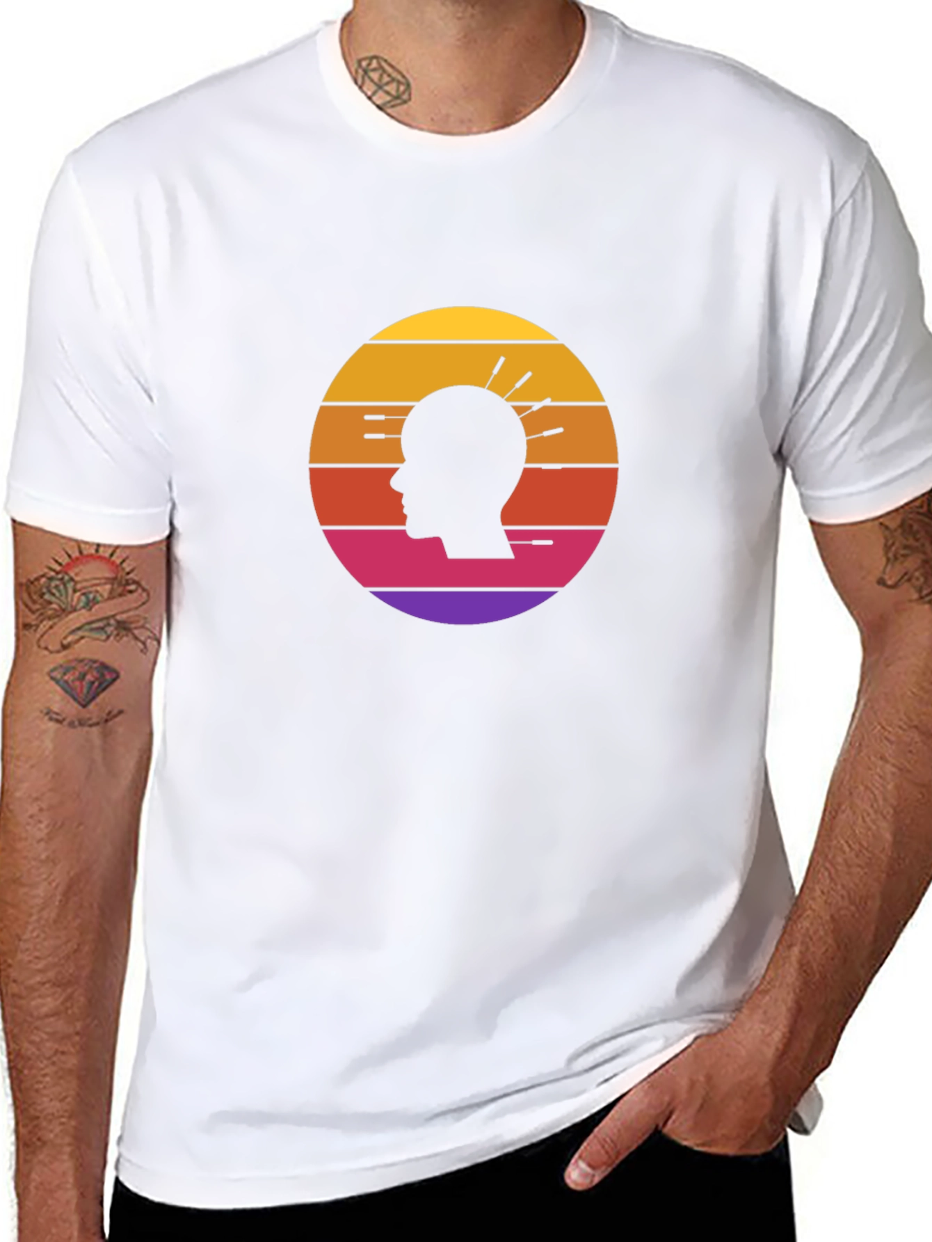 Acupuncture Sunset T-Shirt - Relax & Revive