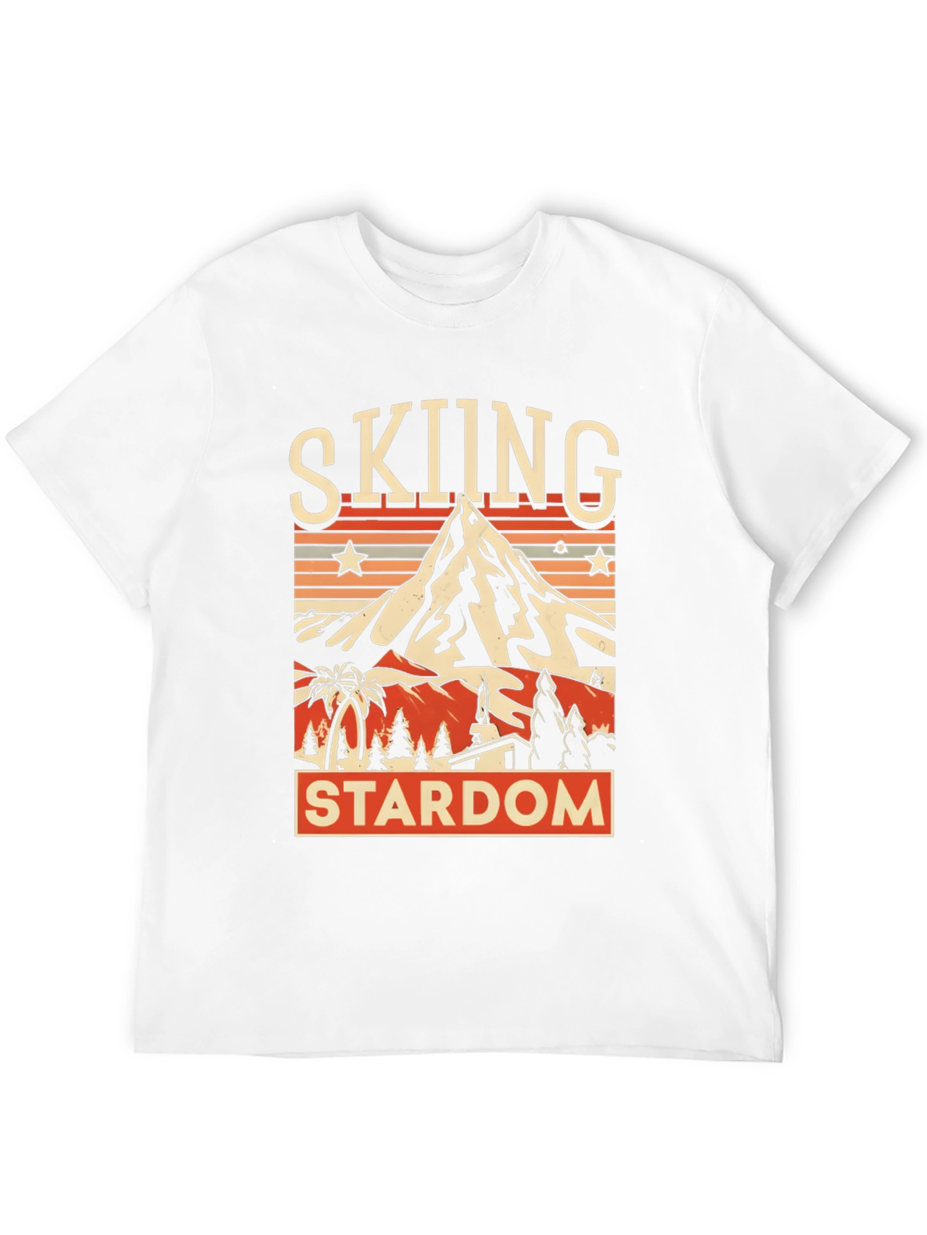 Skiing Stardom Graphic Tee