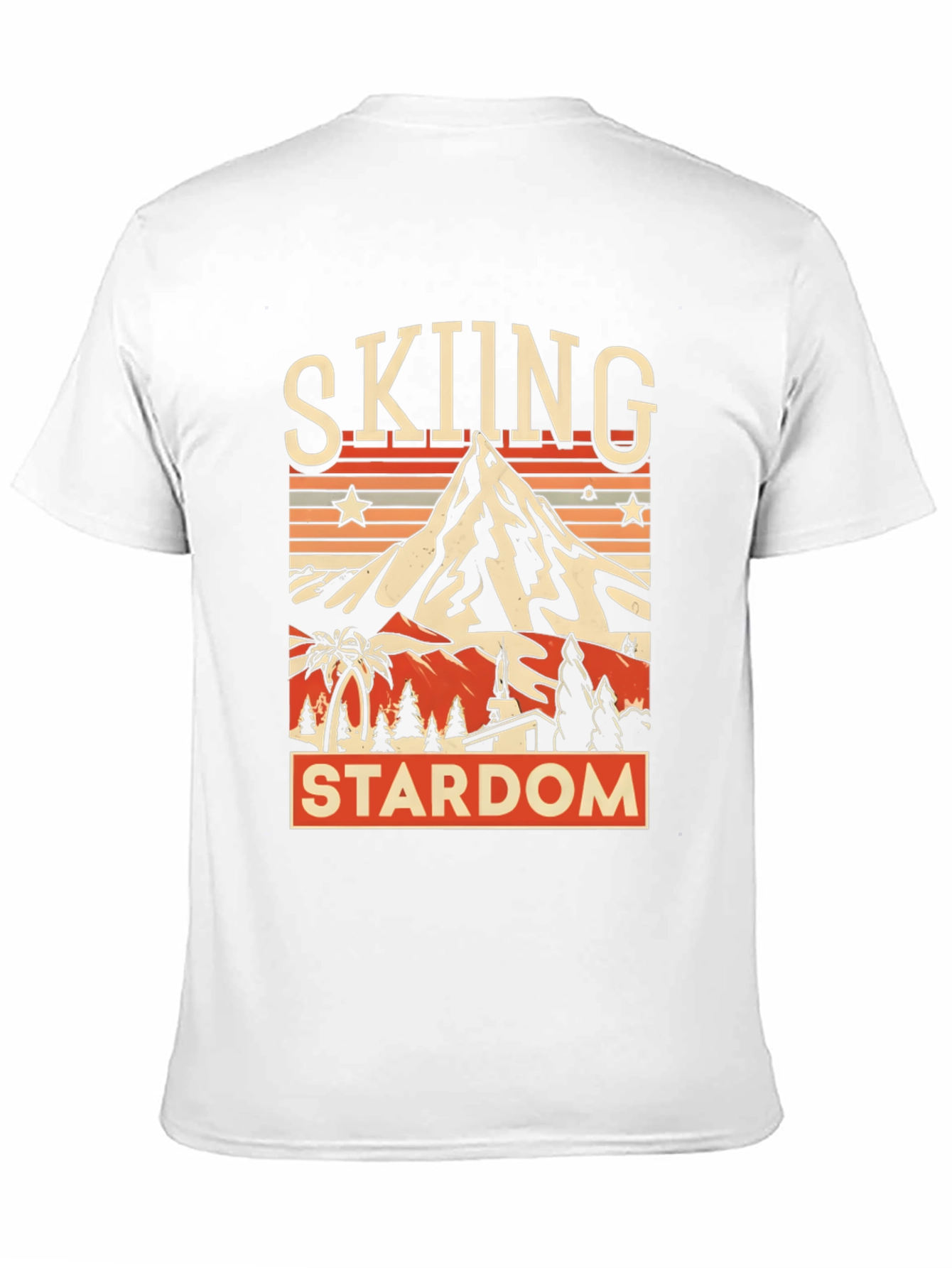Skiing Stardom Graphic Tee