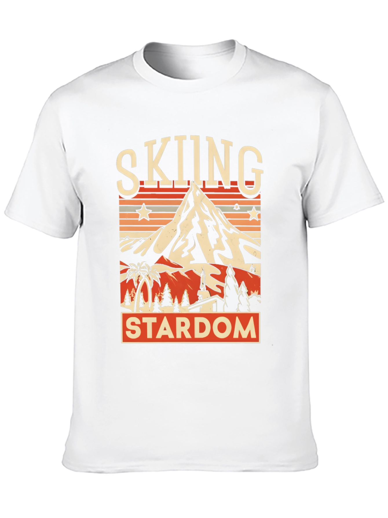 Skiing Stardom Graphic Tee