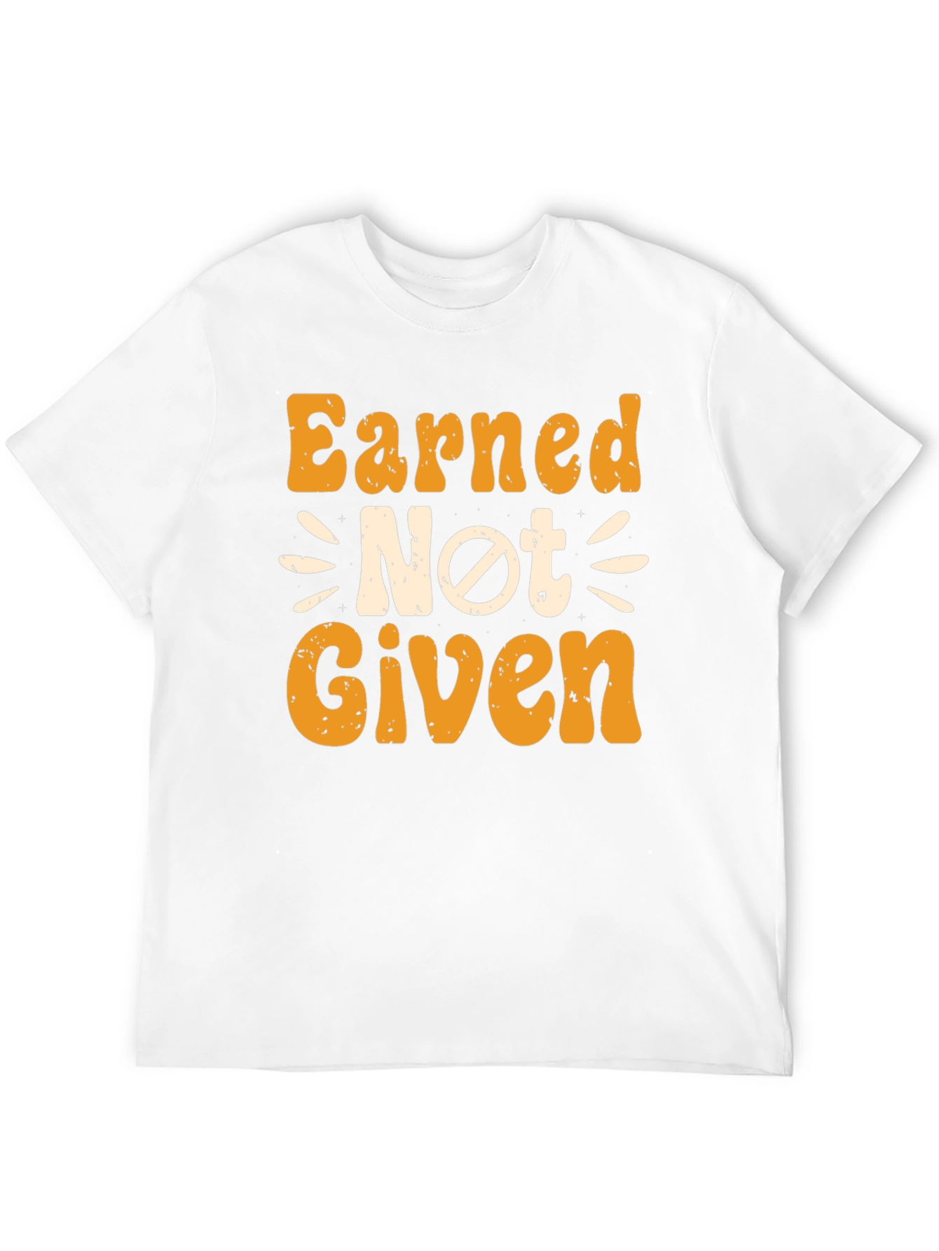 Earned Not Given Graphic Tee - Black