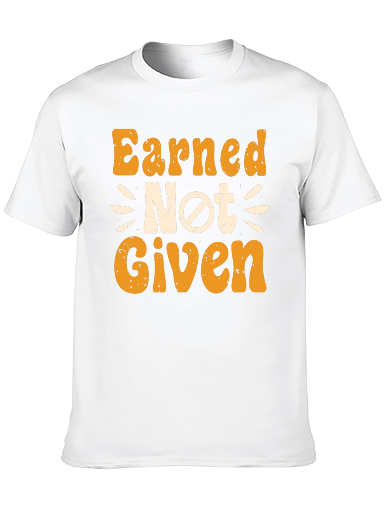 Earned Not Given Graphic Tee - Black