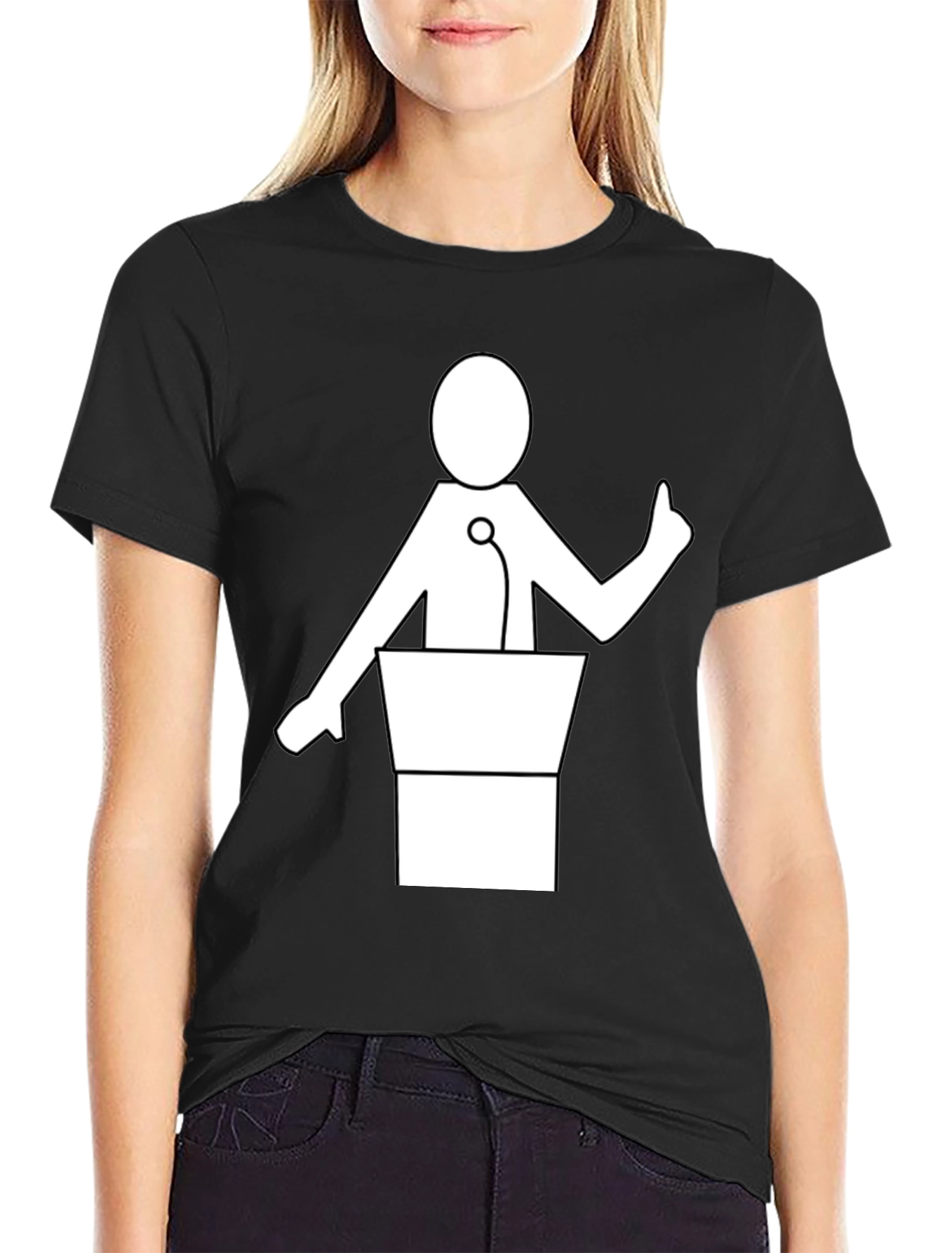 Political Podium T-Shirt - Stand Up and Speak Out!
