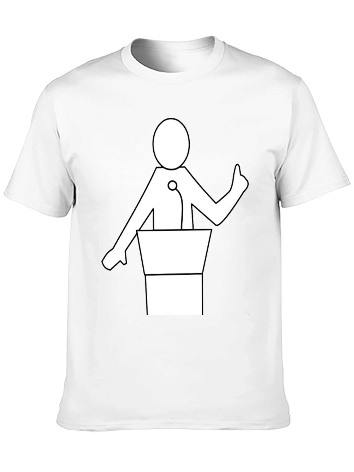 Political Podium T-Shirt - Stand Up and Speak Out!