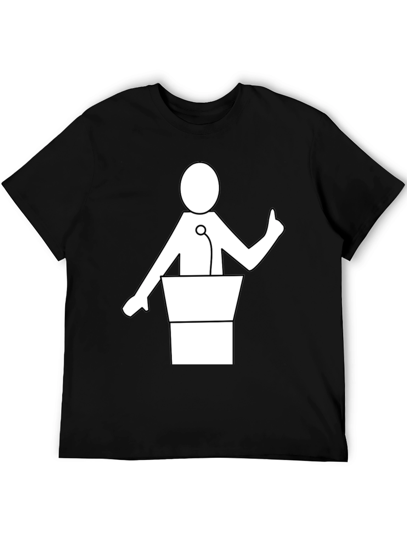 Political Podium T-Shirt - Stand Up and Speak Out!