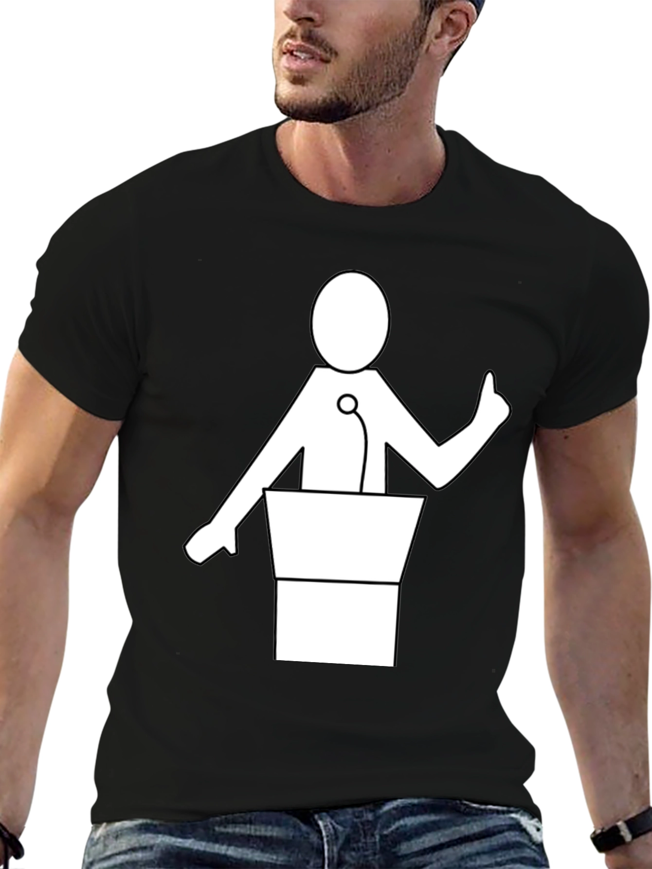 Political Podium T-Shirt - Stand Up and Speak Out!