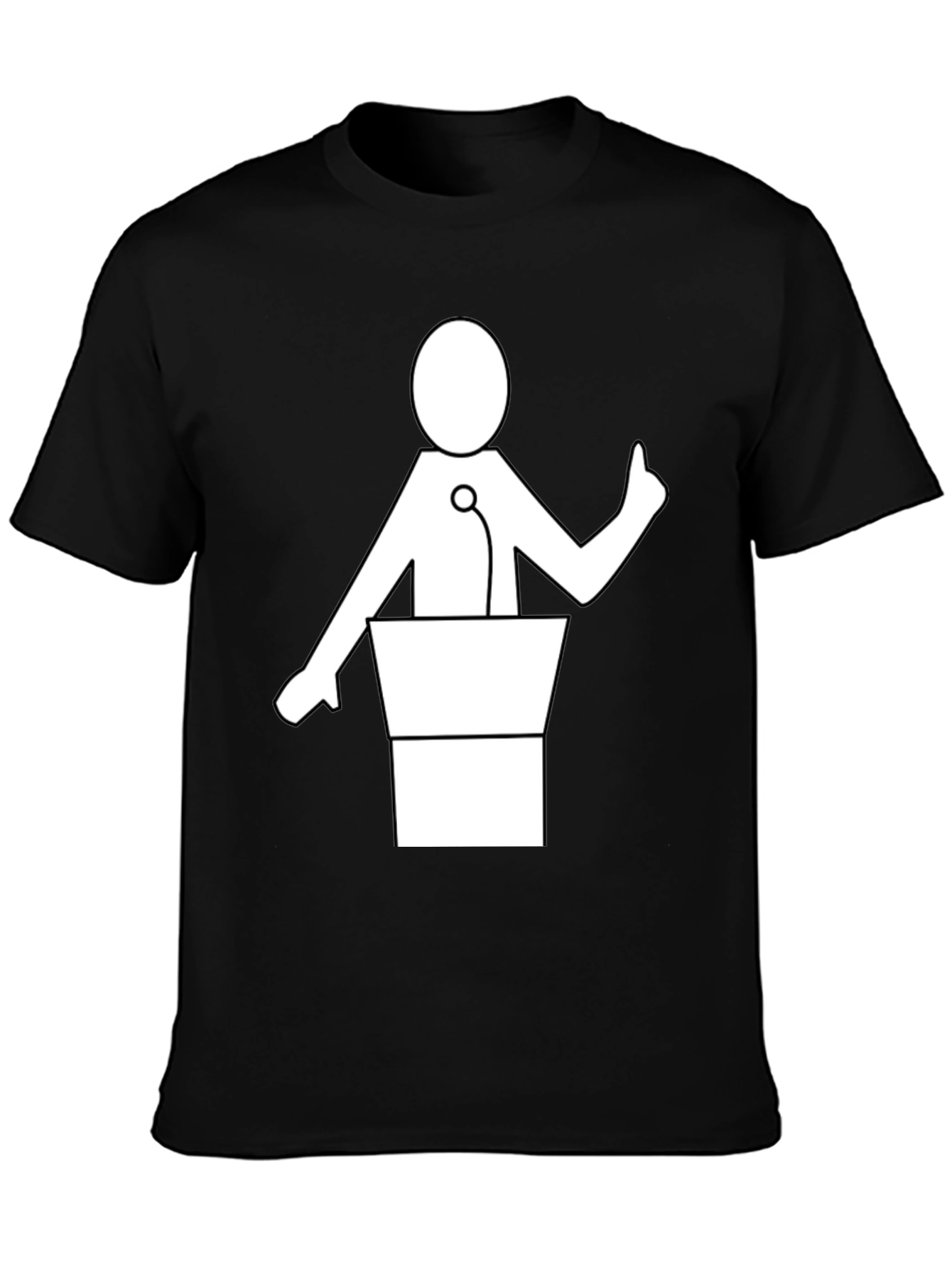 Political Podium T-Shirt - Stand Up and Speak Out!