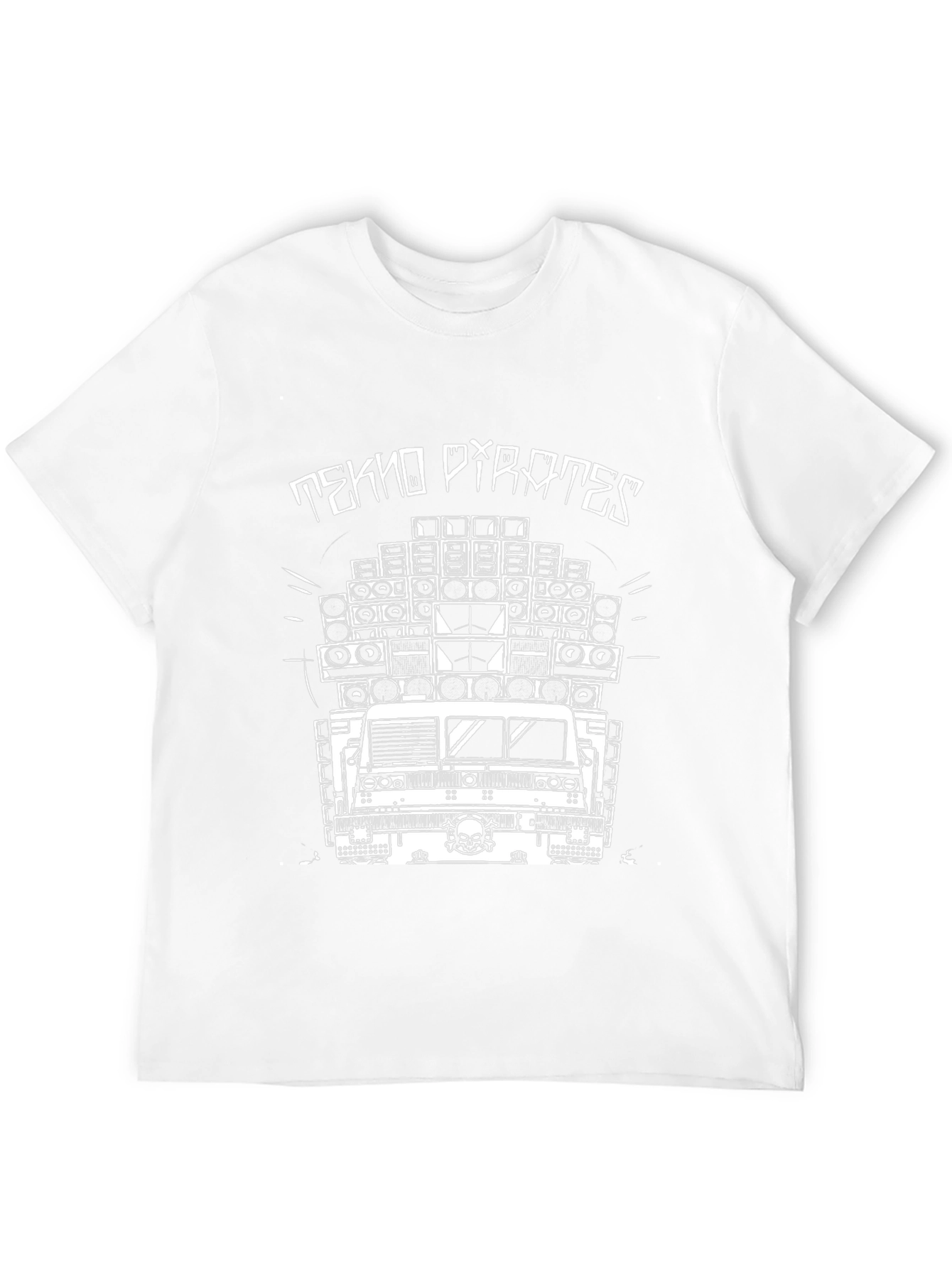 Tekno Pirates Truck T-Shirt - Black Graphic Tee