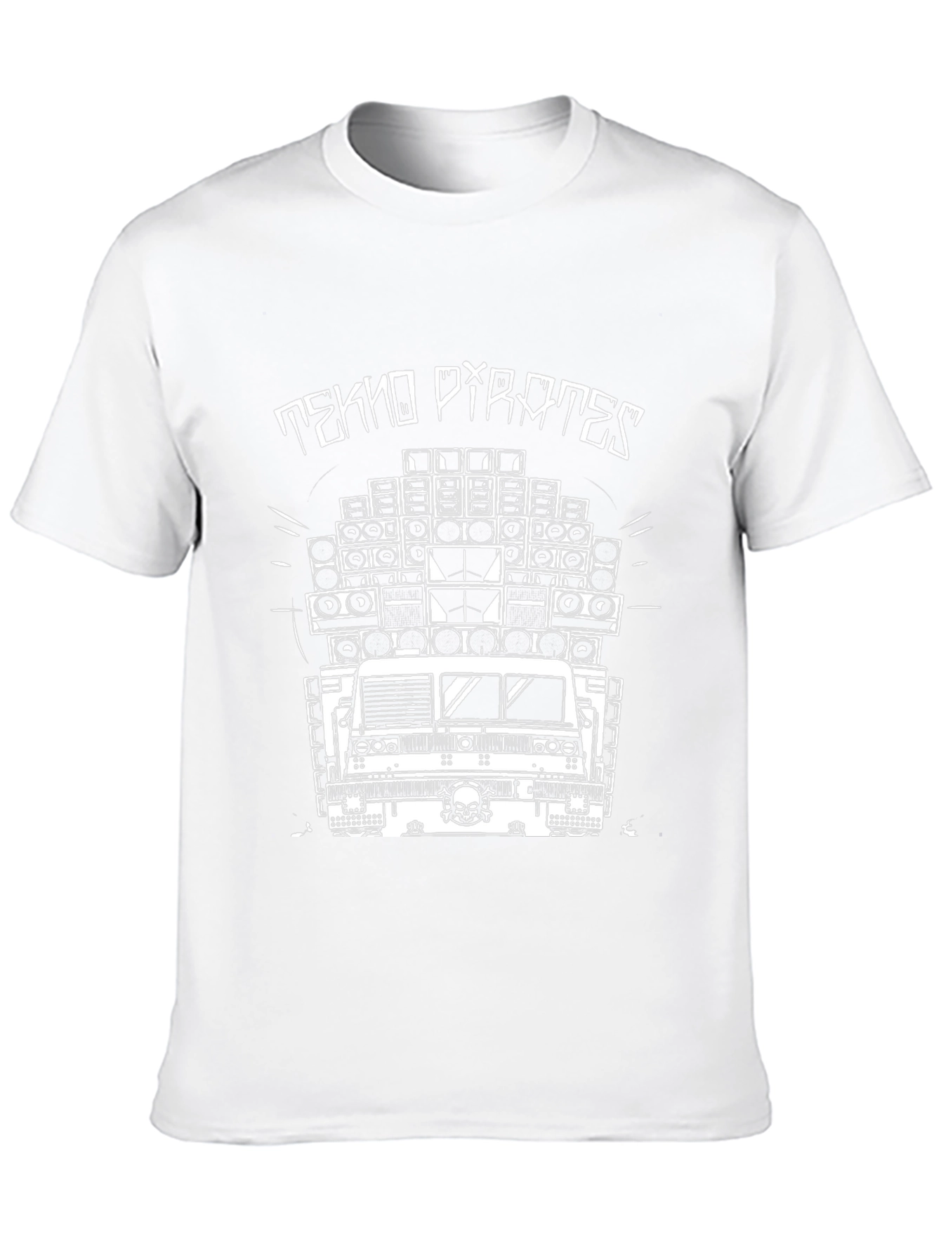 Tekno Pirates Truck T-Shirt - Black Graphic Tee