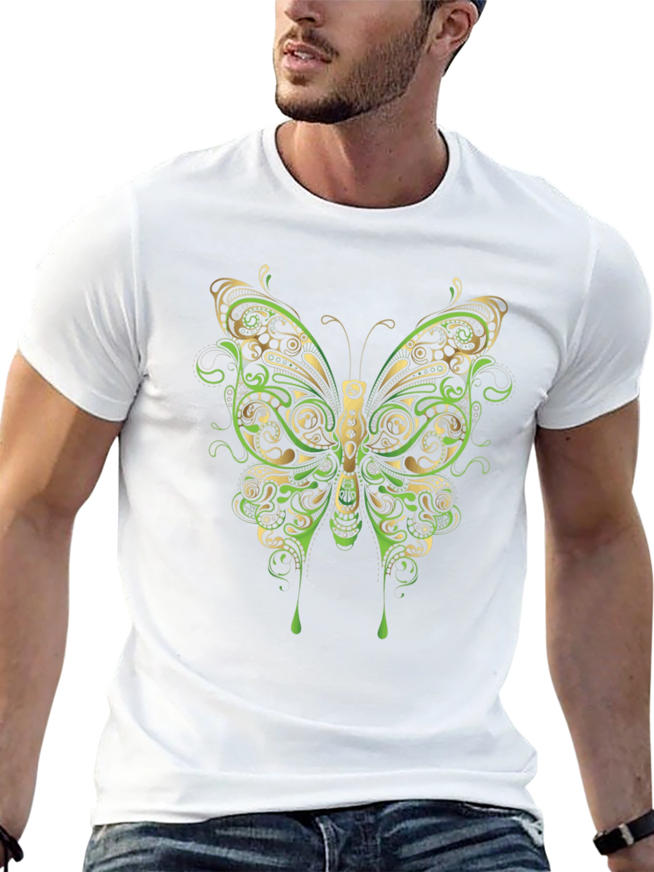 Butterfly Graphic Tee - Black