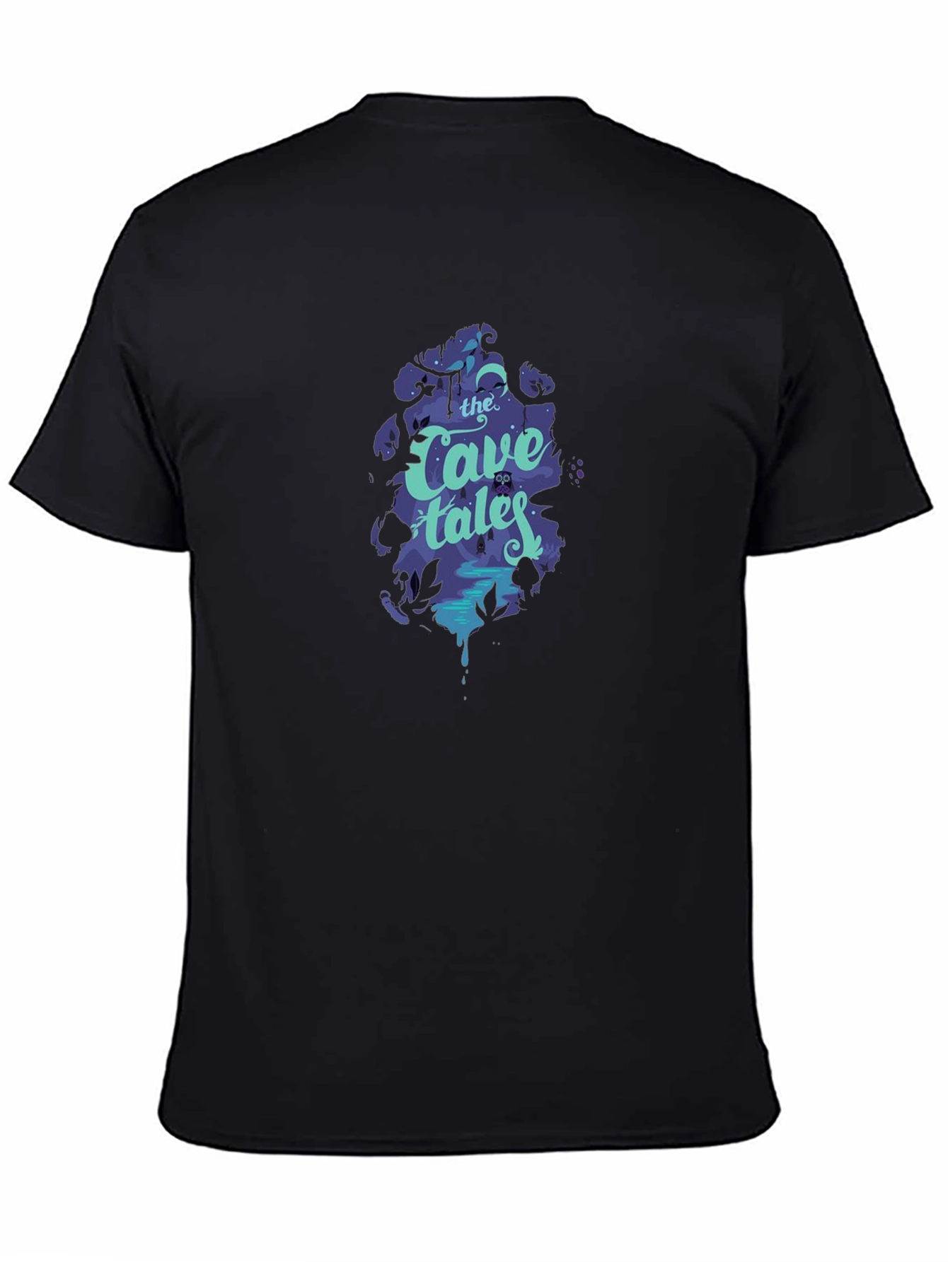 The Cave Tales Graphic Black T-Shirt