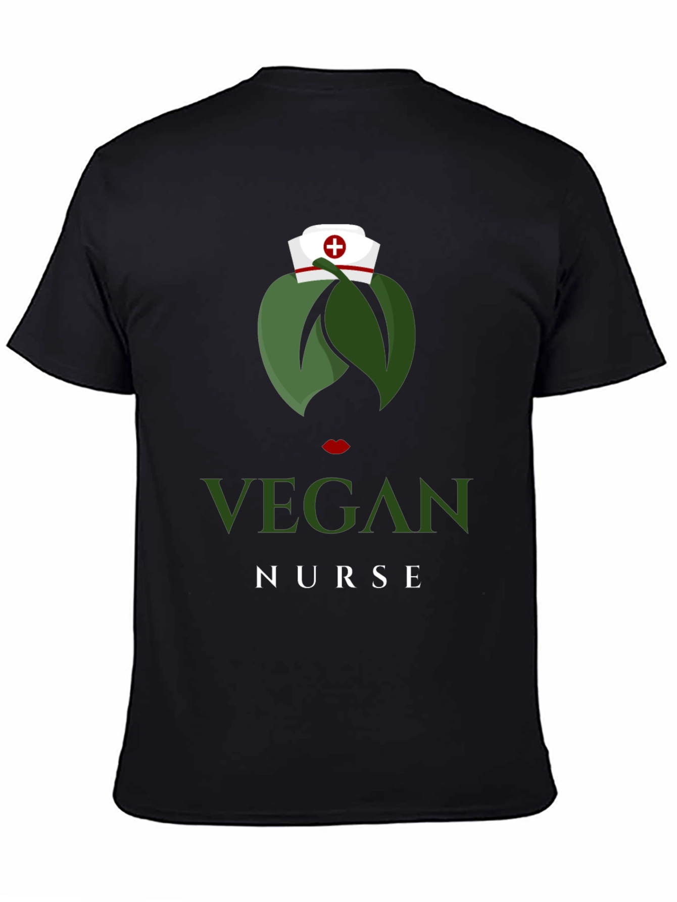 Vegan Nurse T-Shirt - Unique Graphic Tee