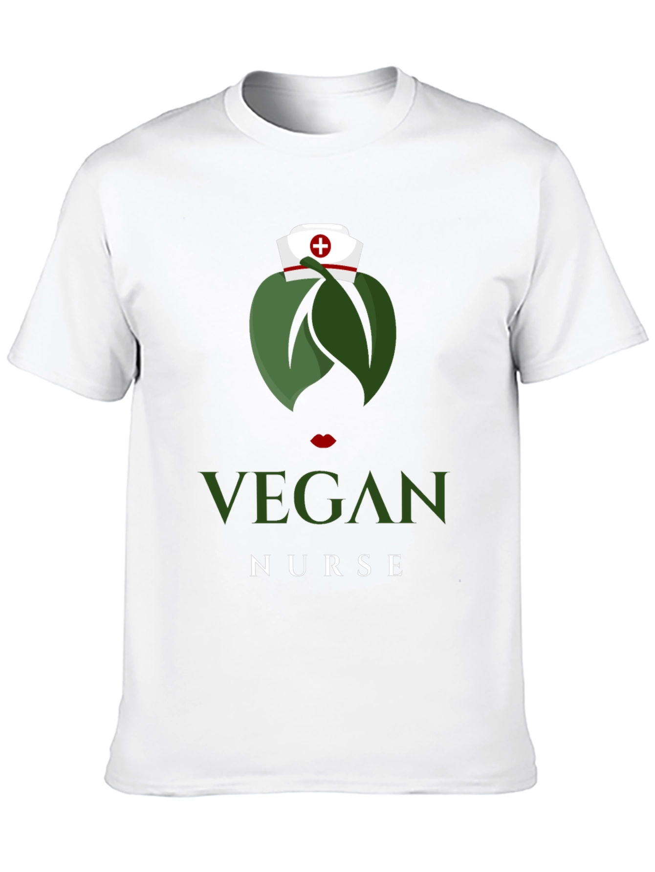 Vegan Nurse T-Shirt - Unique Graphic Tee