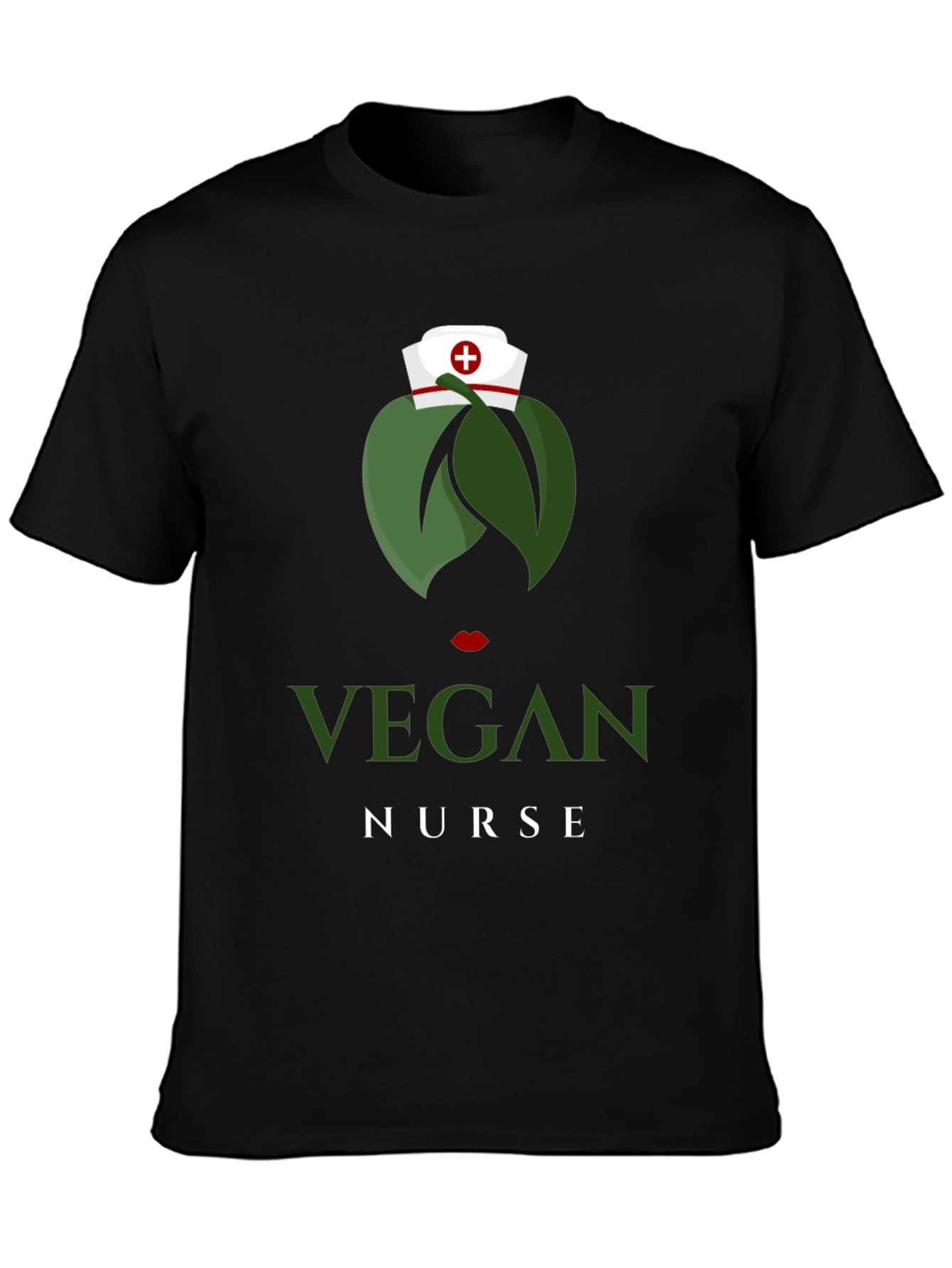 Vegan Nurse T-Shirt - Unique Graphic Tee