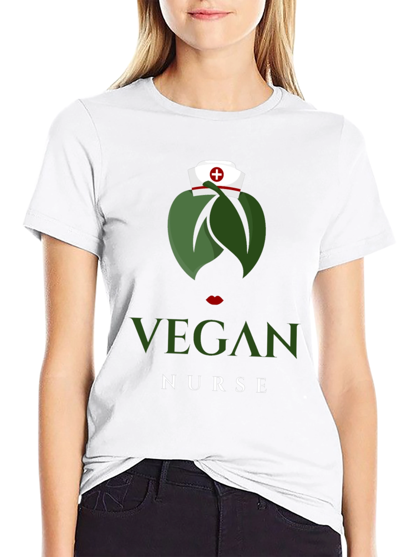 Vegan Nurse T-Shirt - Unique Graphic Tee