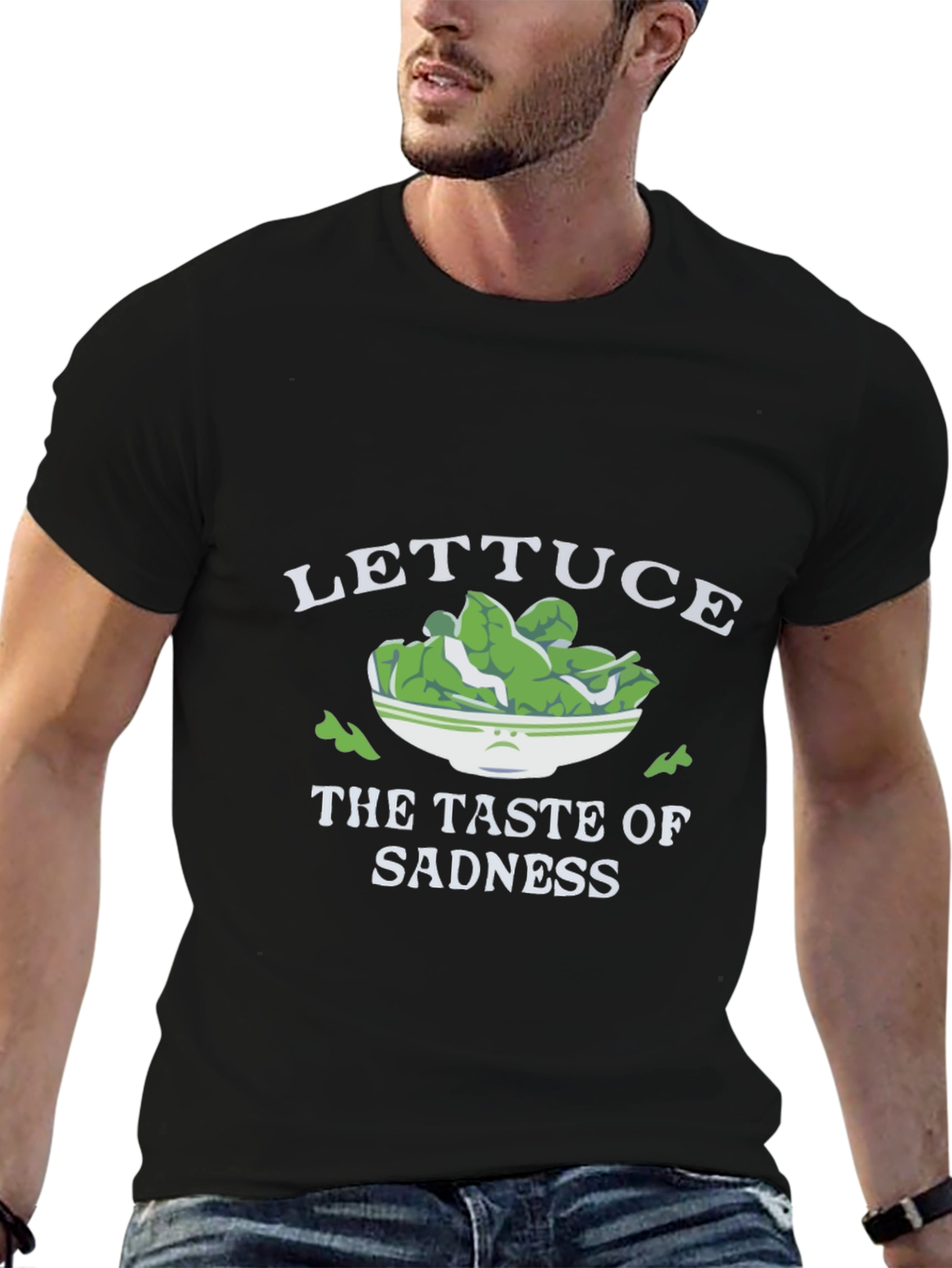Lettuce The Taste of Sadness Black T-Shirt