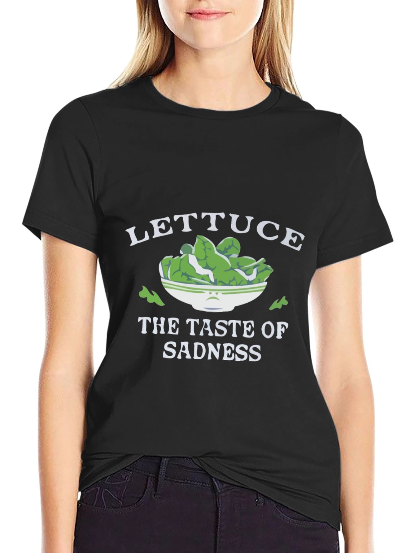 Lettuce The Taste of Sadness Black T-Shirt