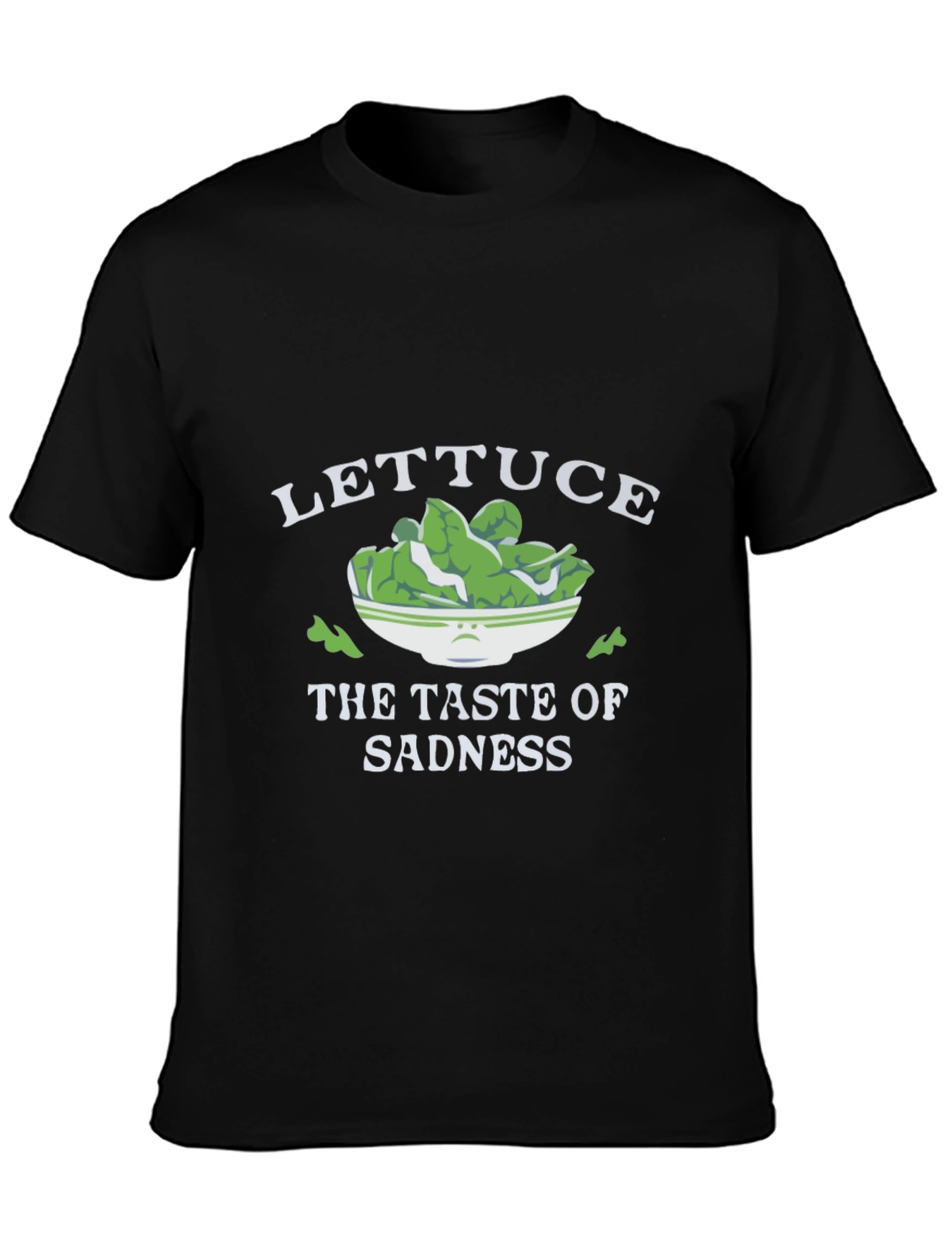 Lettuce The Taste of Sadness Black T-Shirt