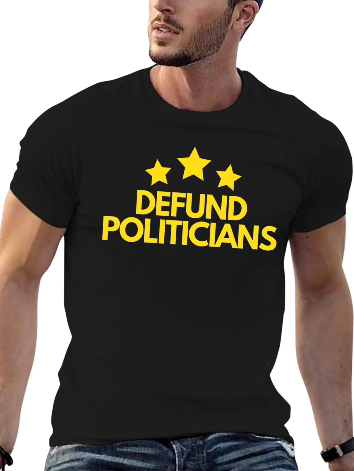 Defund Politicians Graphic Tee