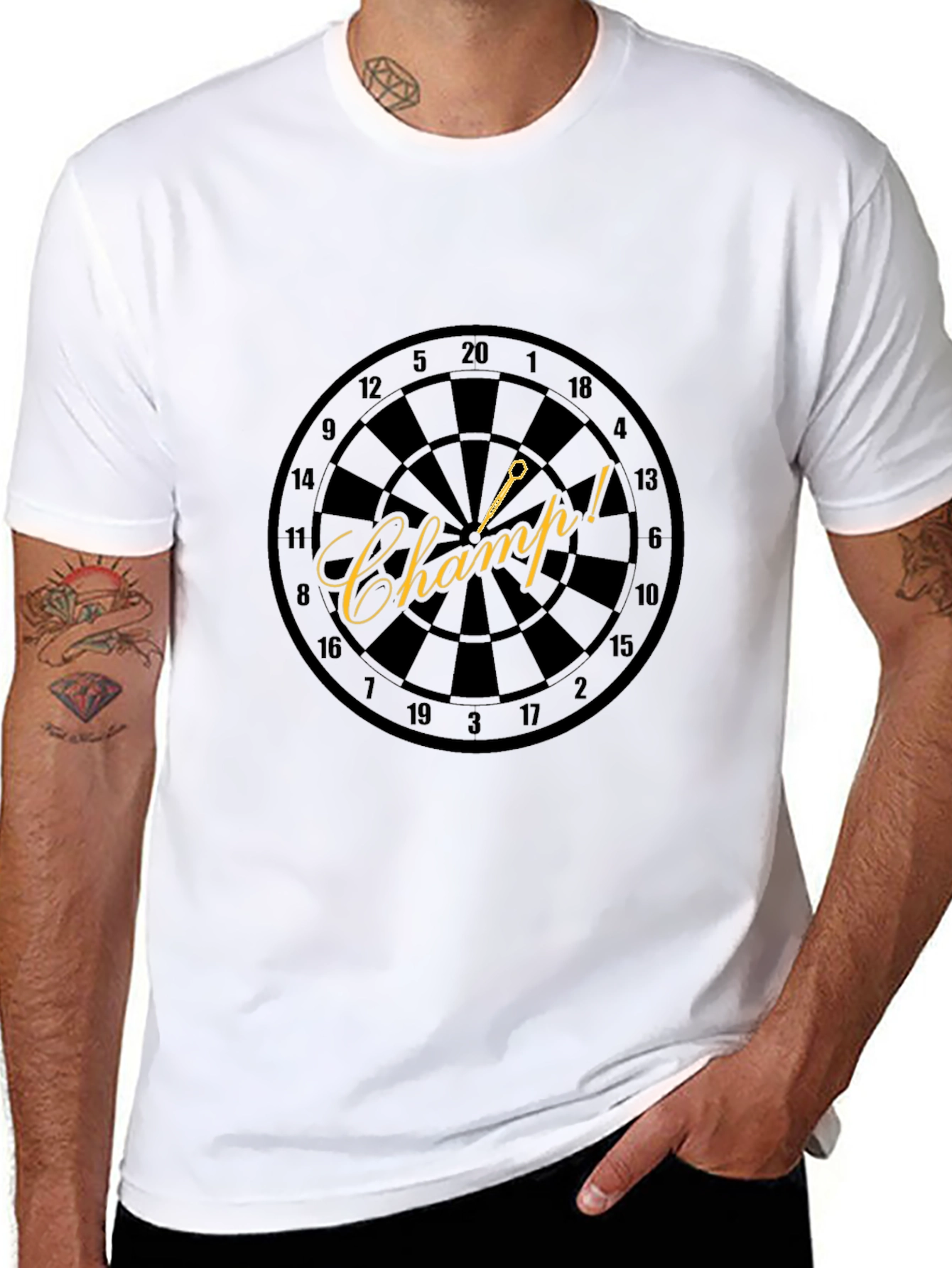 Dart Champ T-Shirt - Black