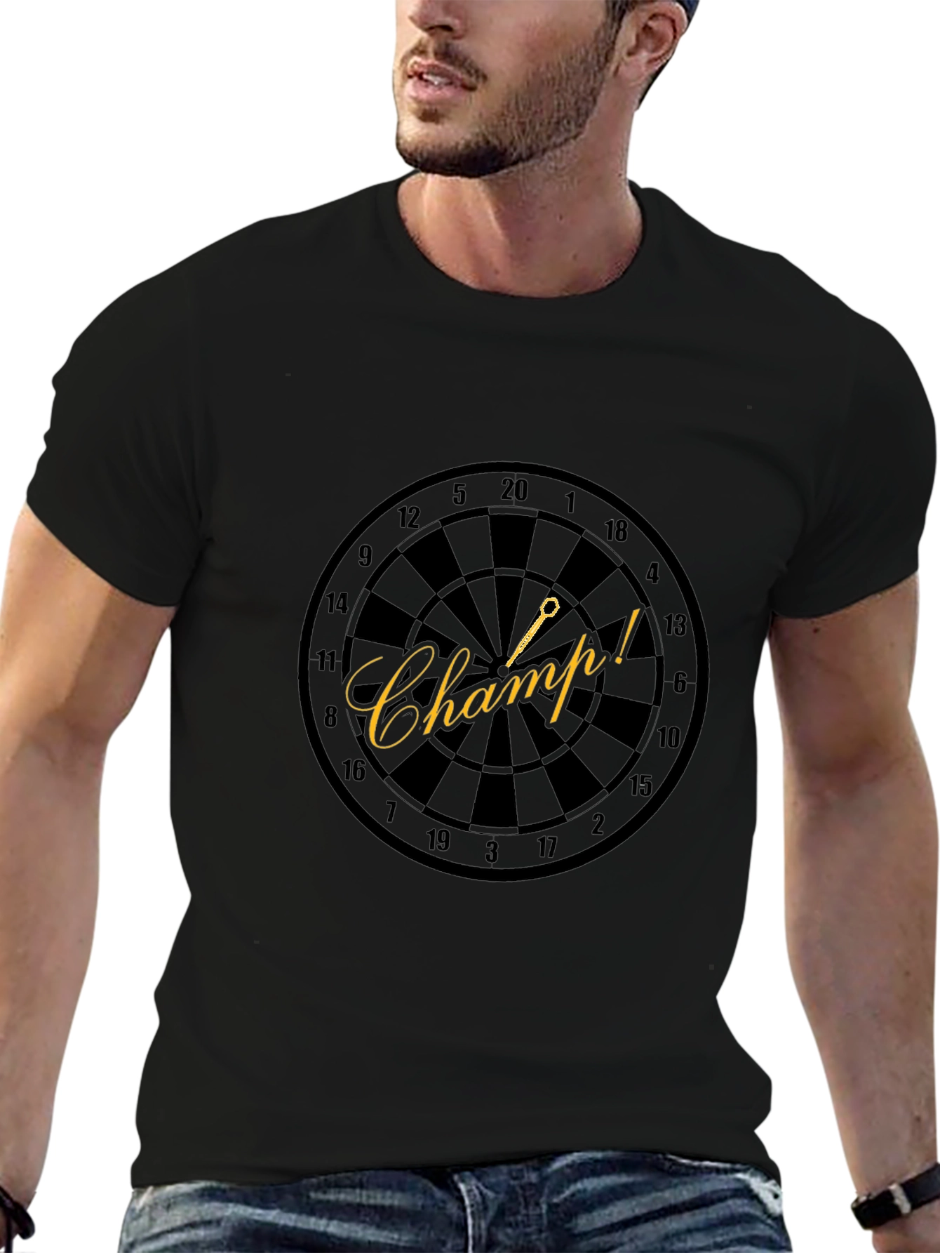 Dart Champ T-Shirt - Black