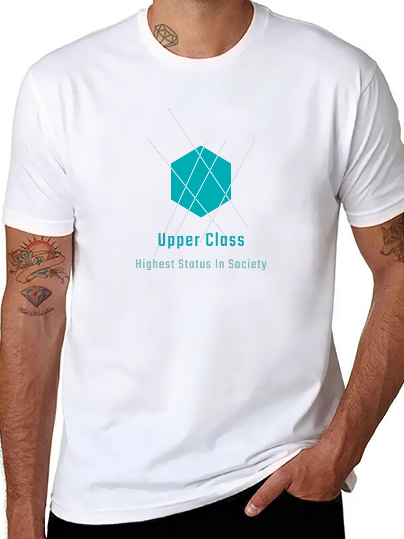 Upper Class Graphic Tee - Modern Style