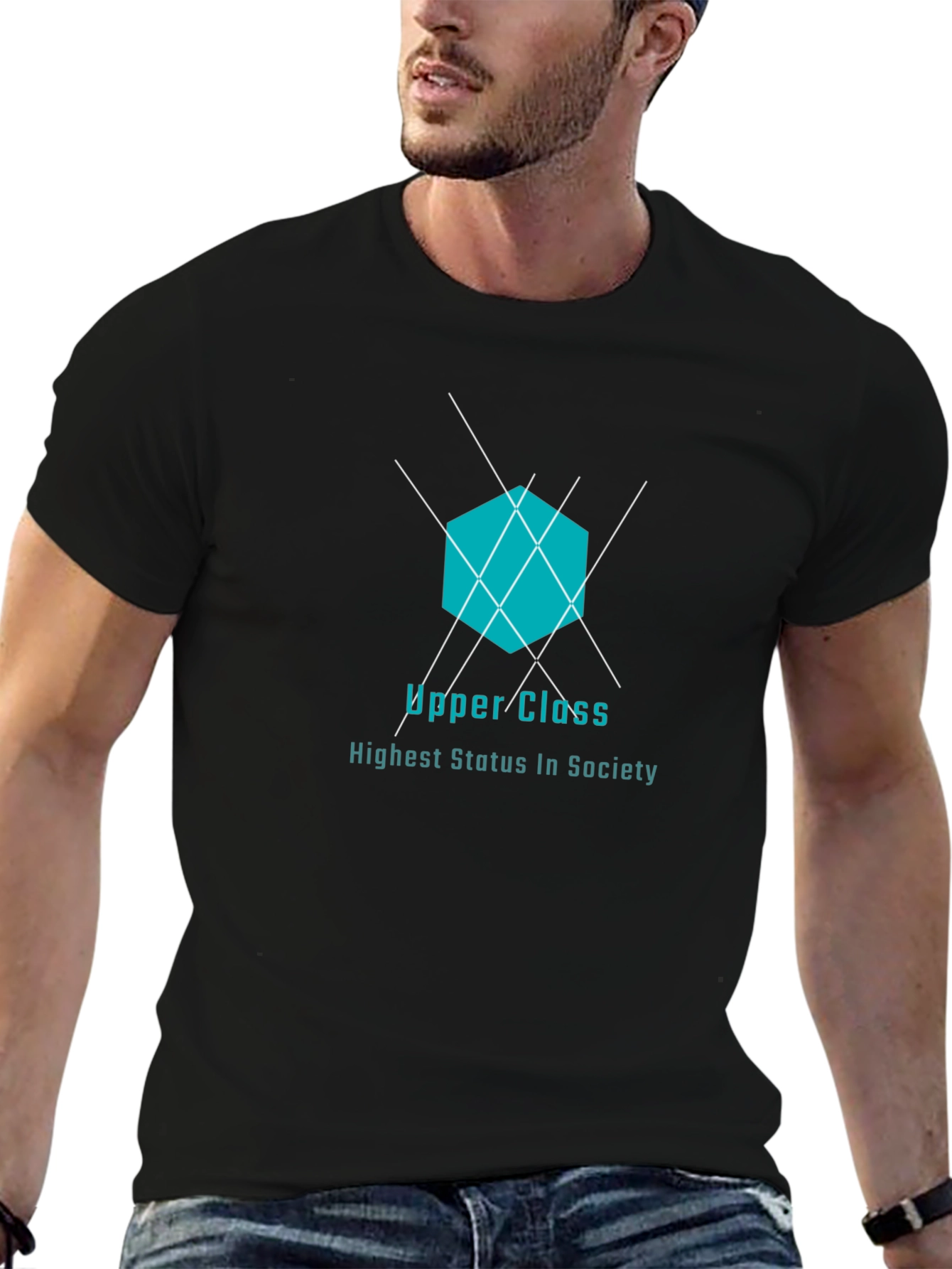 Upper Class Graphic Tee - Modern Style