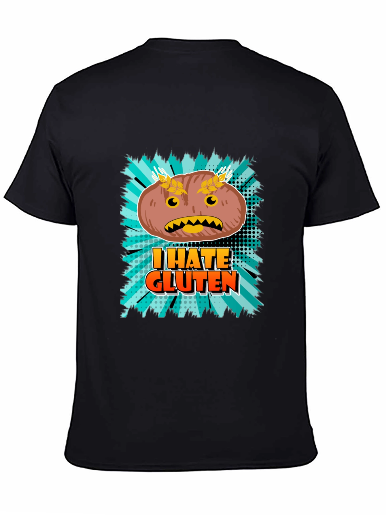 I Hate Gluten T-Shirt - Funny Food Allergy Tee