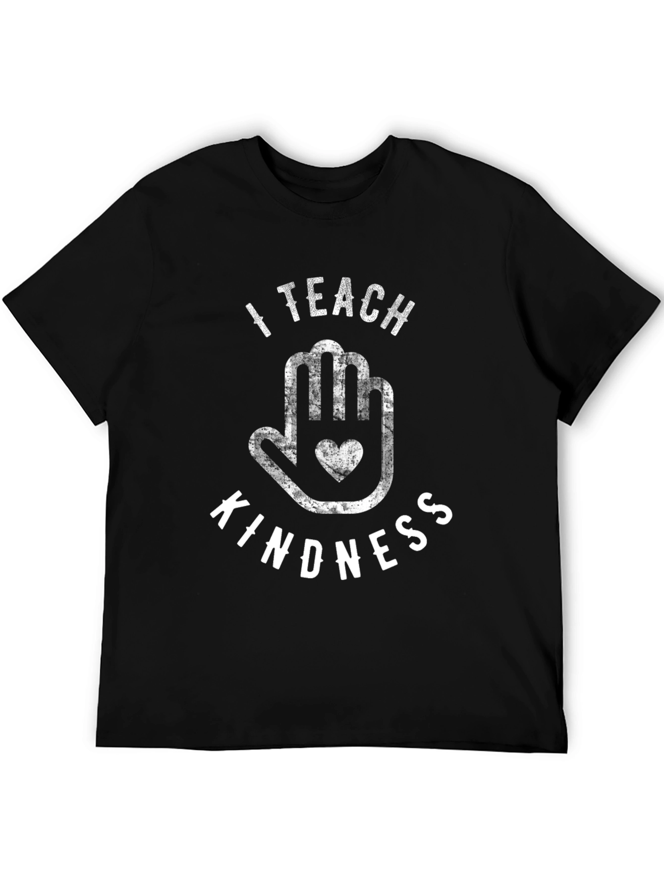 I Teach Kindness T-Shirt - Hand Heart Graphic Tee