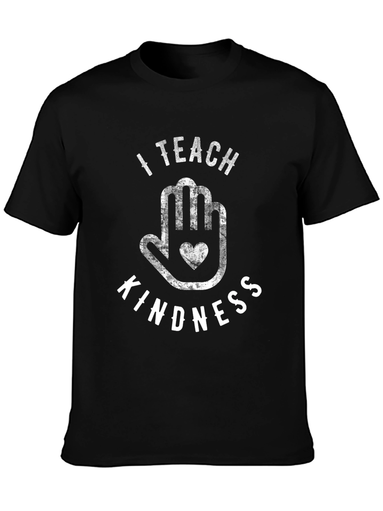 I Teach Kindness T-Shirt - Hand Heart Graphic Tee