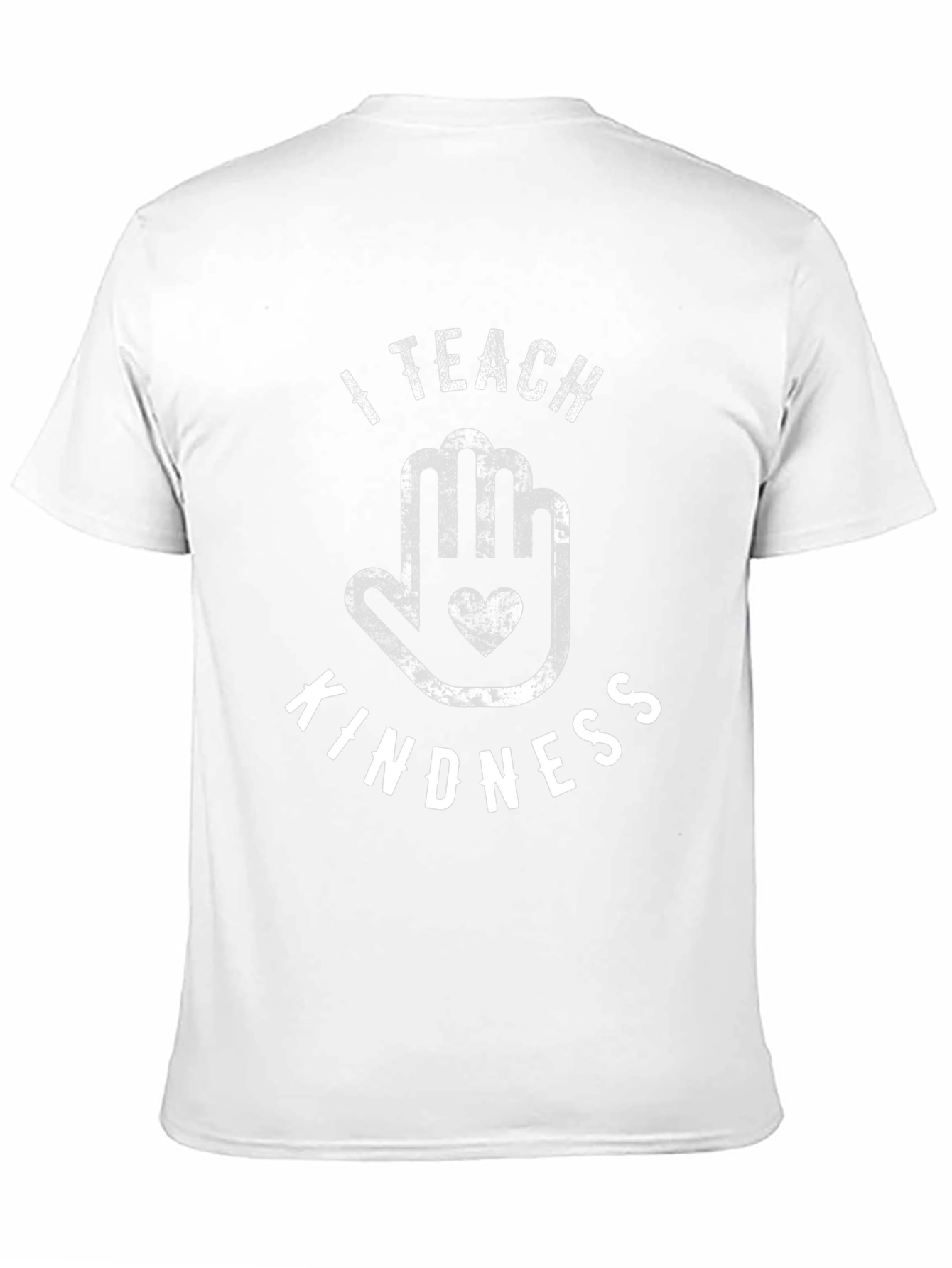 I Teach Kindness T-Shirt - Hand Heart Graphic Tee