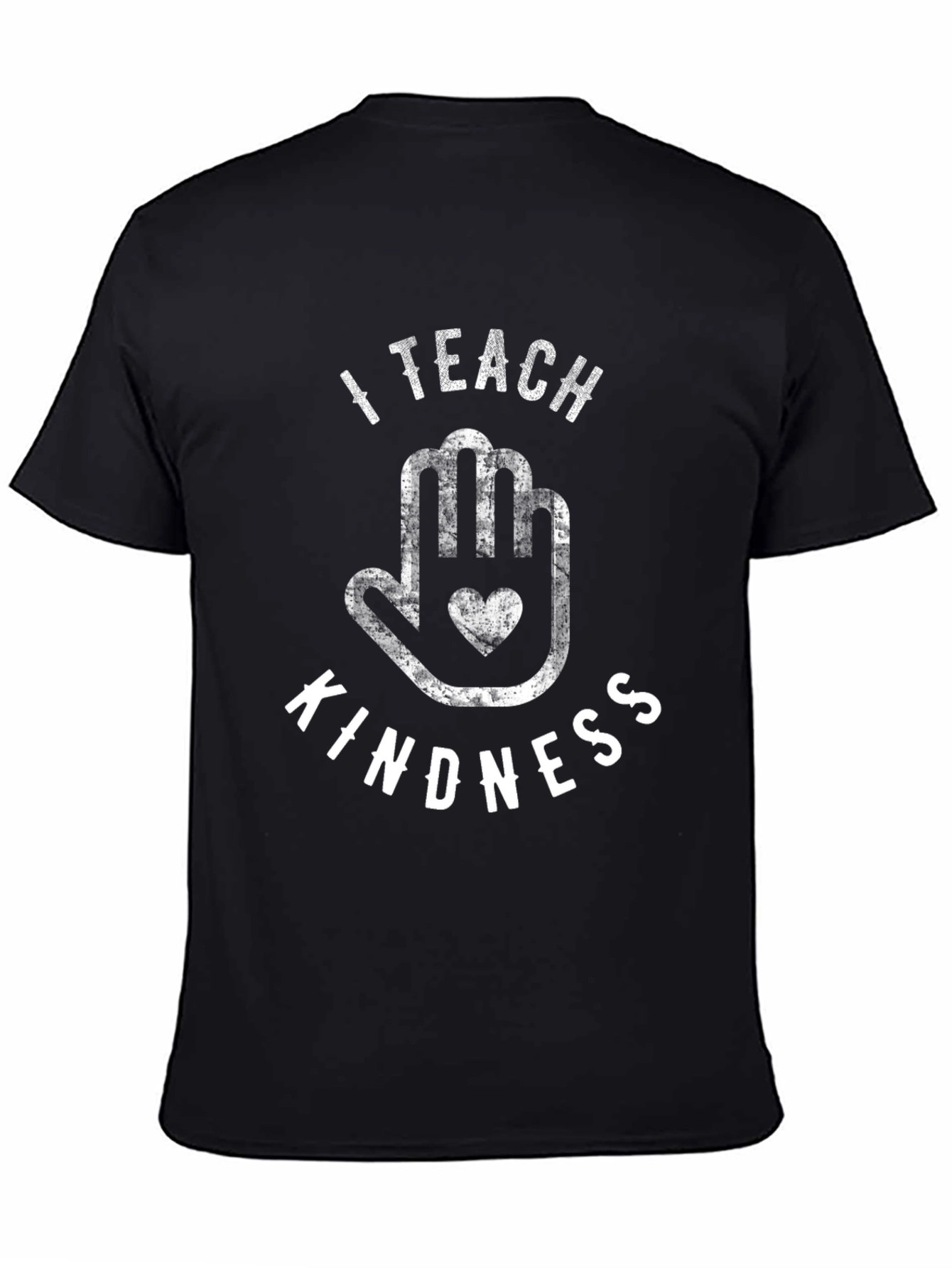 I Teach Kindness T-Shirt - Hand Heart Graphic Tee