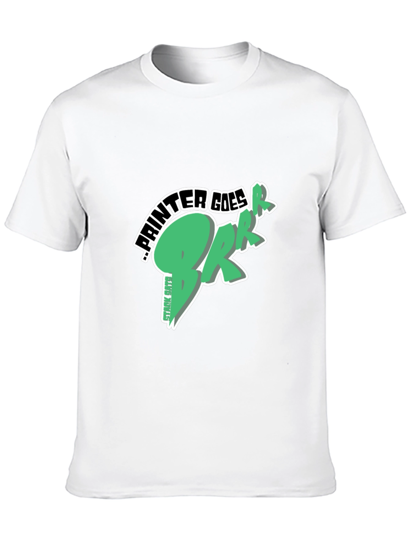 Painter Goes Brrr Black T-Shirt