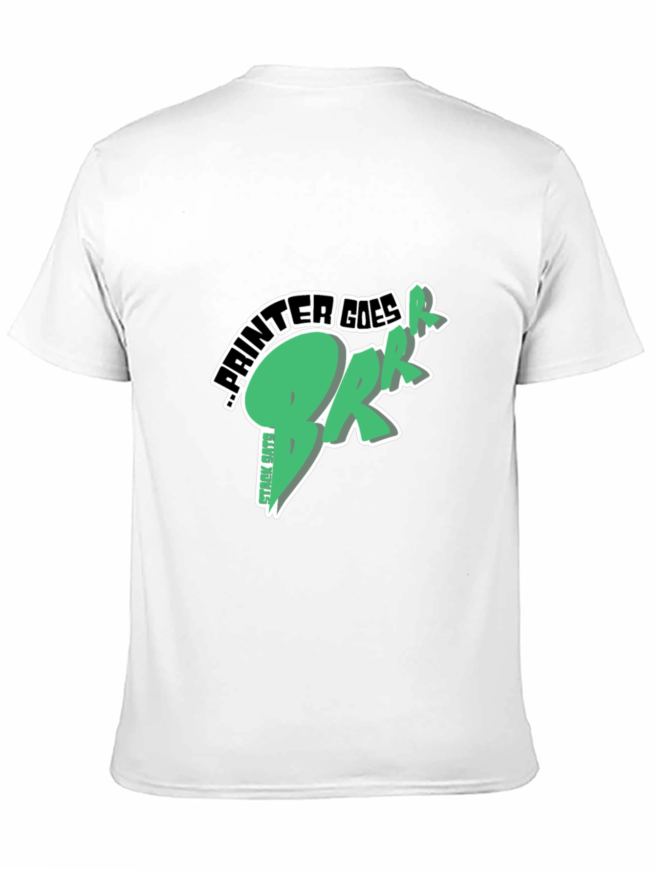 Painter Goes Brrr Black T-Shirt