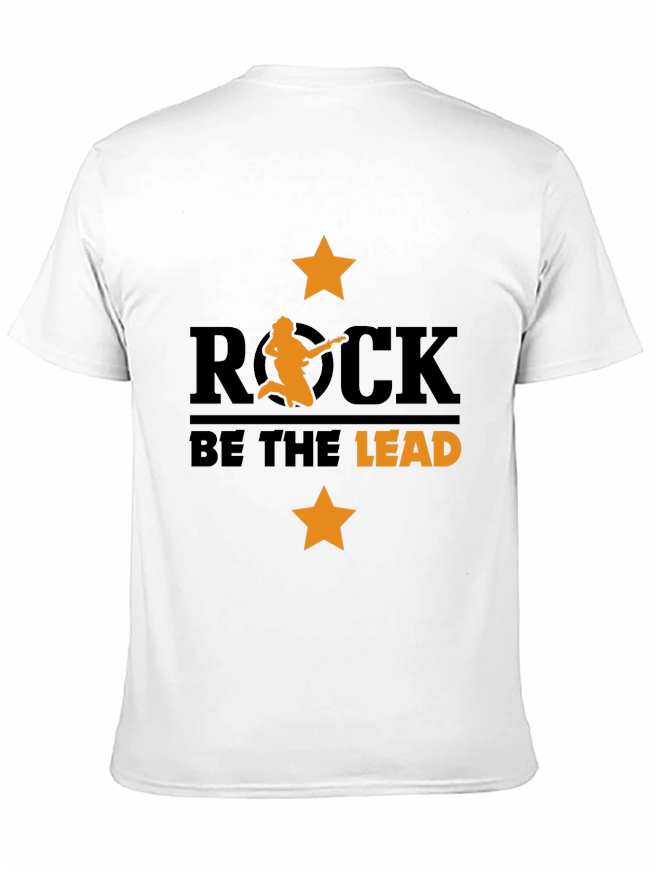 Rock Be The Lead Black Graphic Tee
