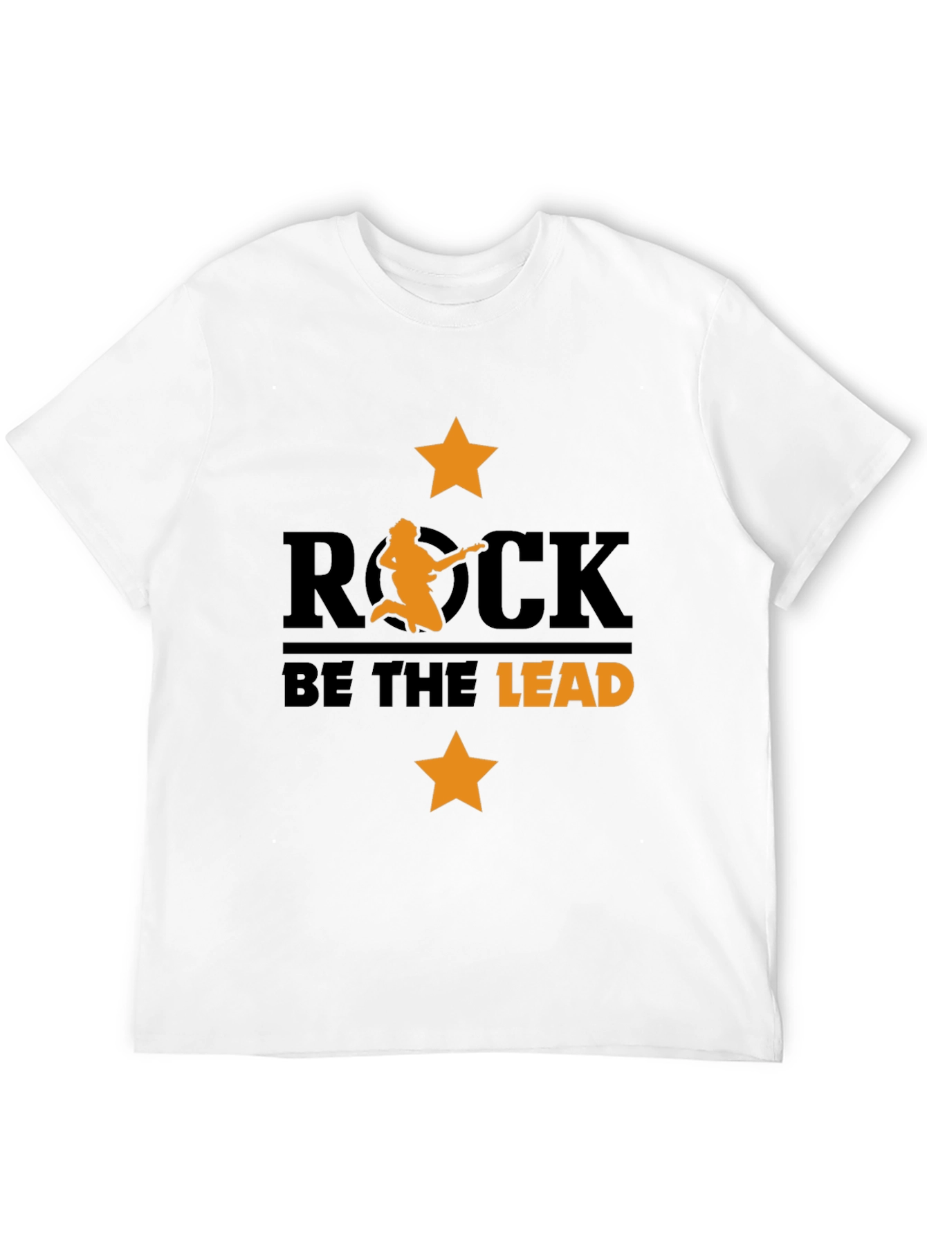 Rock Be The Lead Black Graphic Tee
