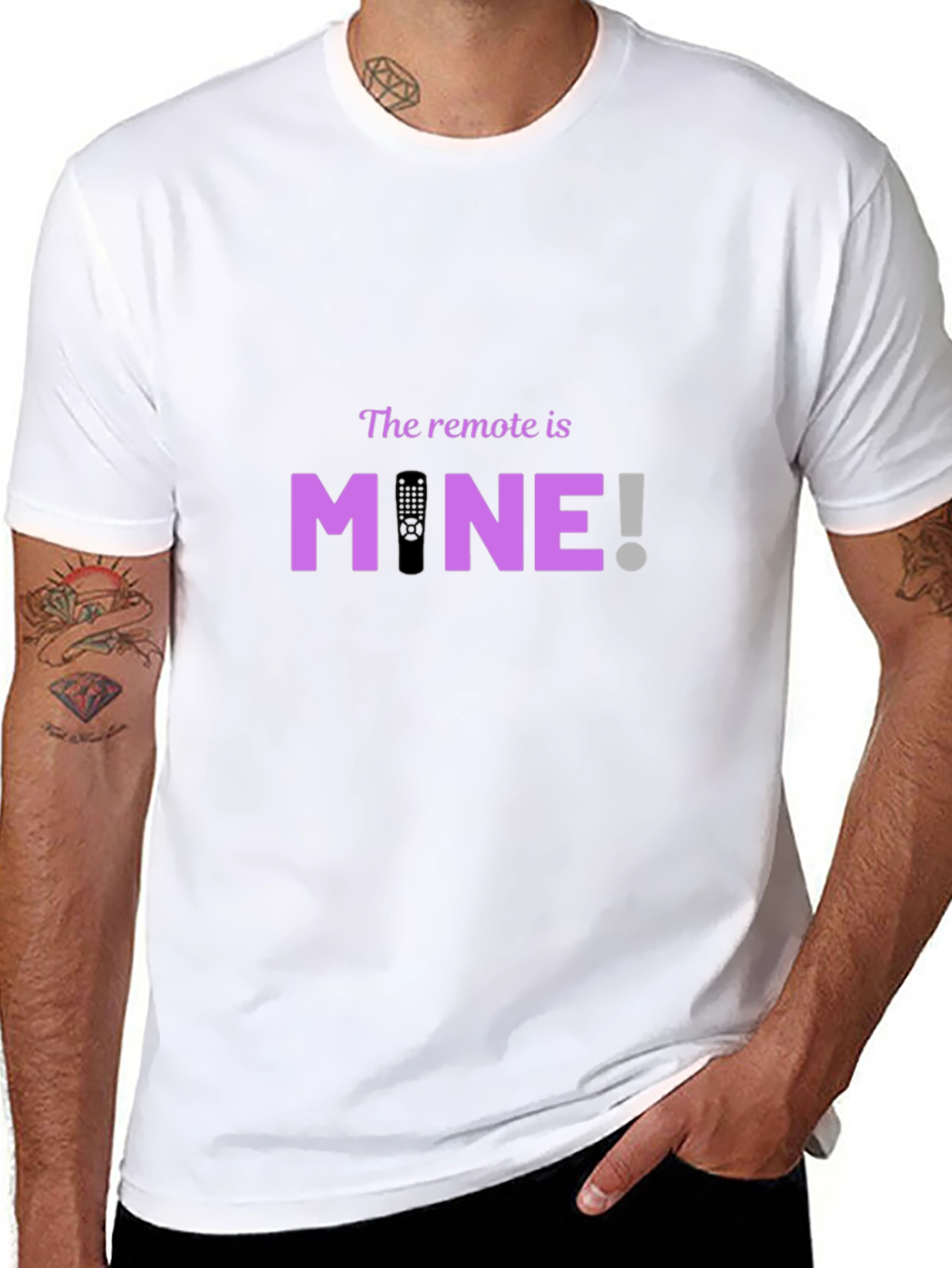 The Remote is MINE! Graphic T-Shirt