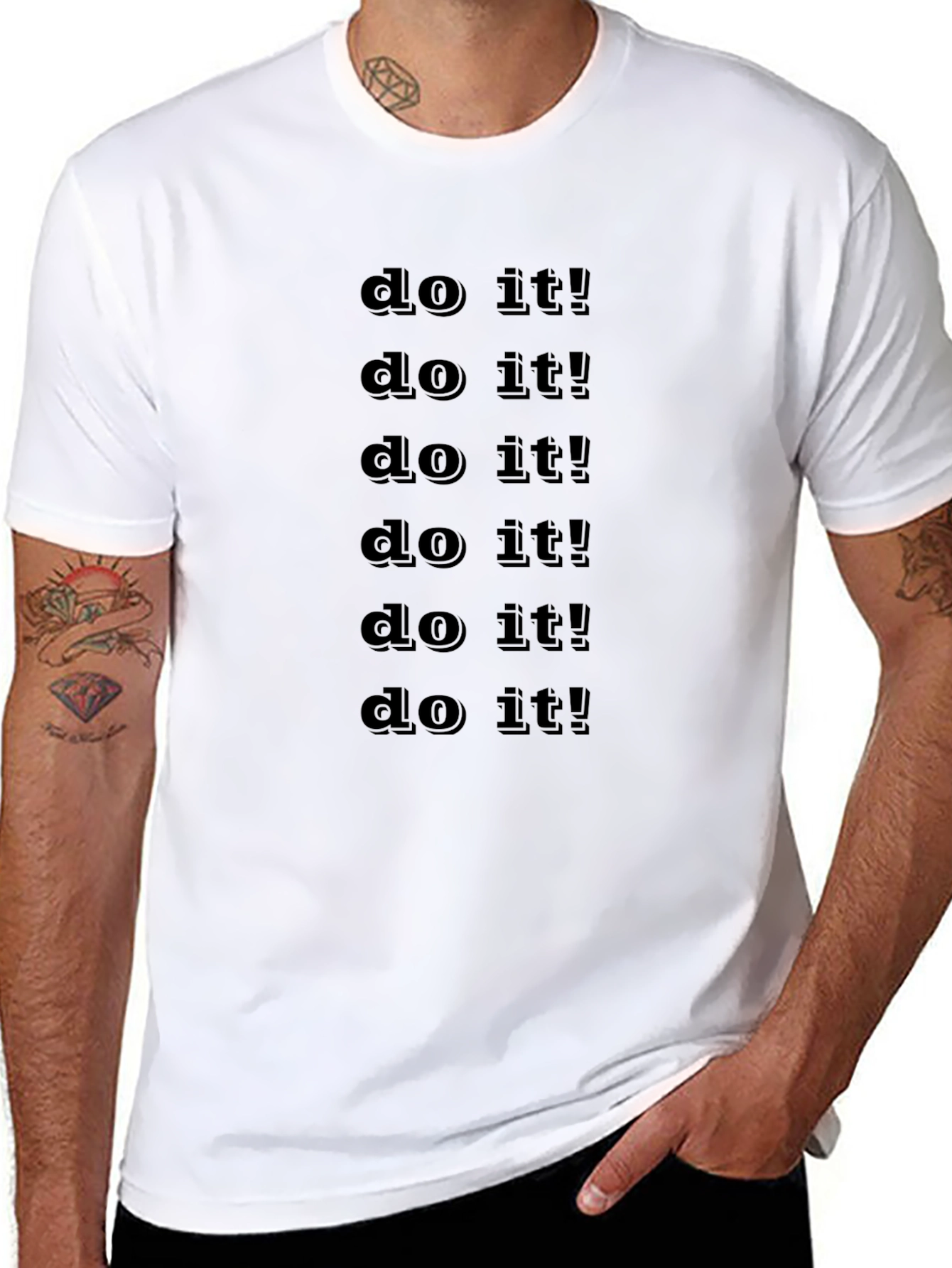 Motivational Do it! Graphic T-Shirt