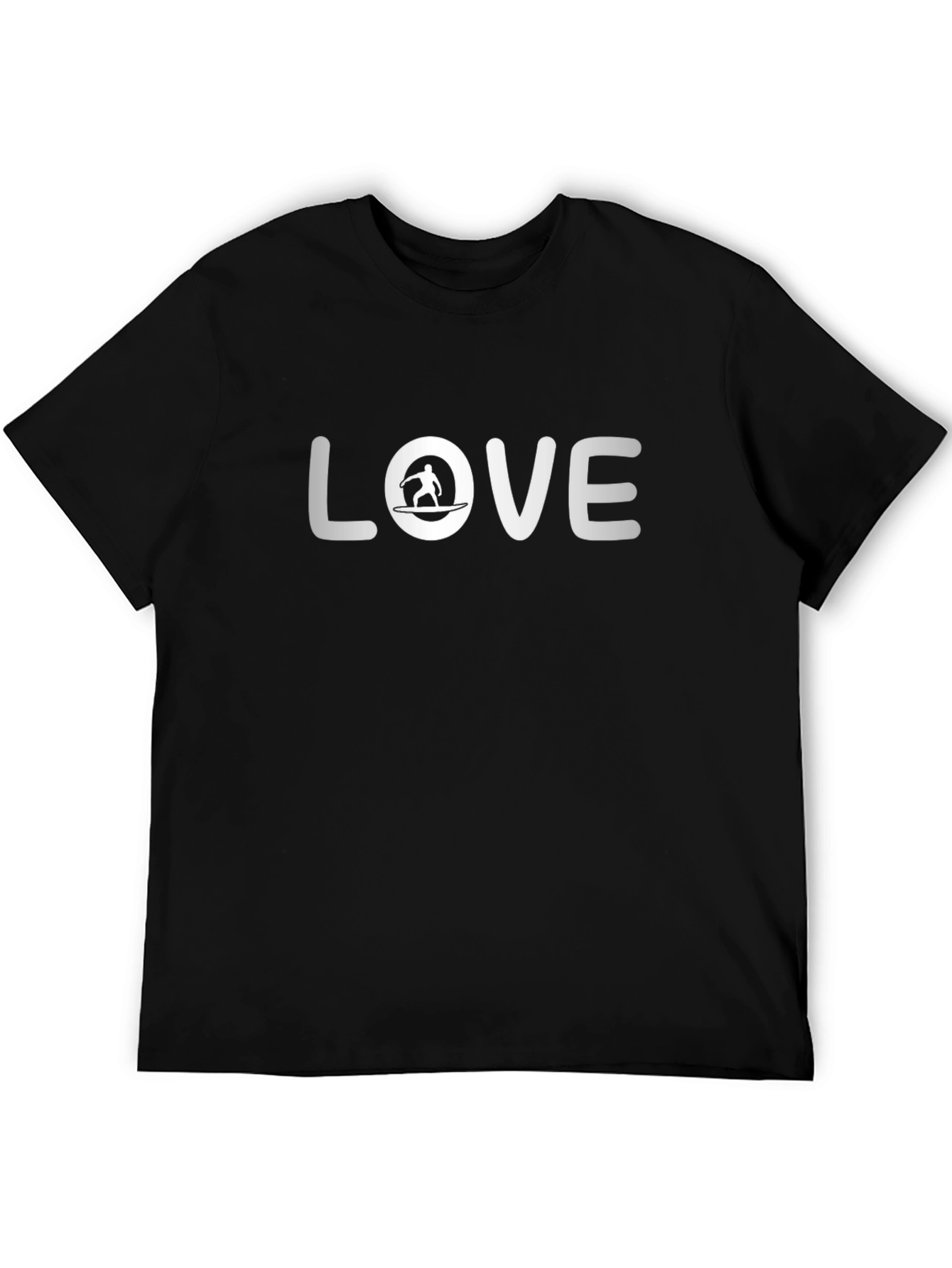 Love Surfing T-Shirt - Black Cotton Tee