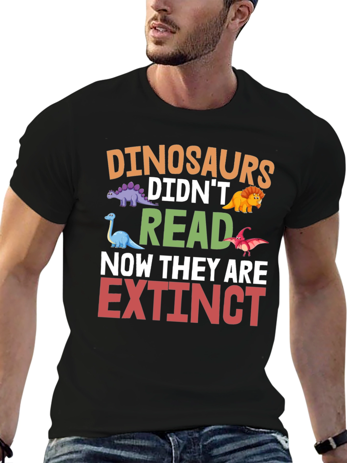 Dinosaurs Didnt Read T-Shirt