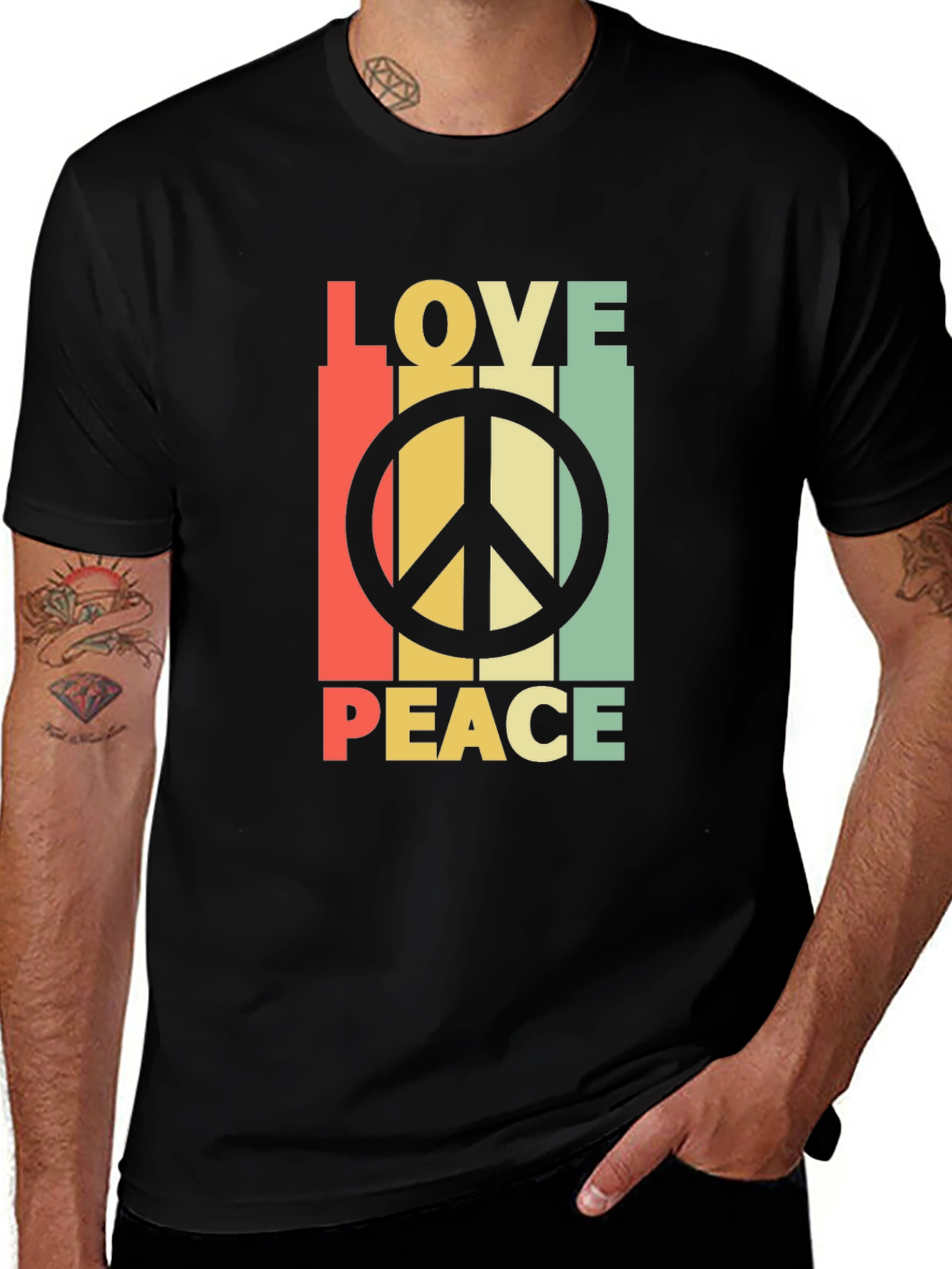 Love & Peace Retro T-Shirt
