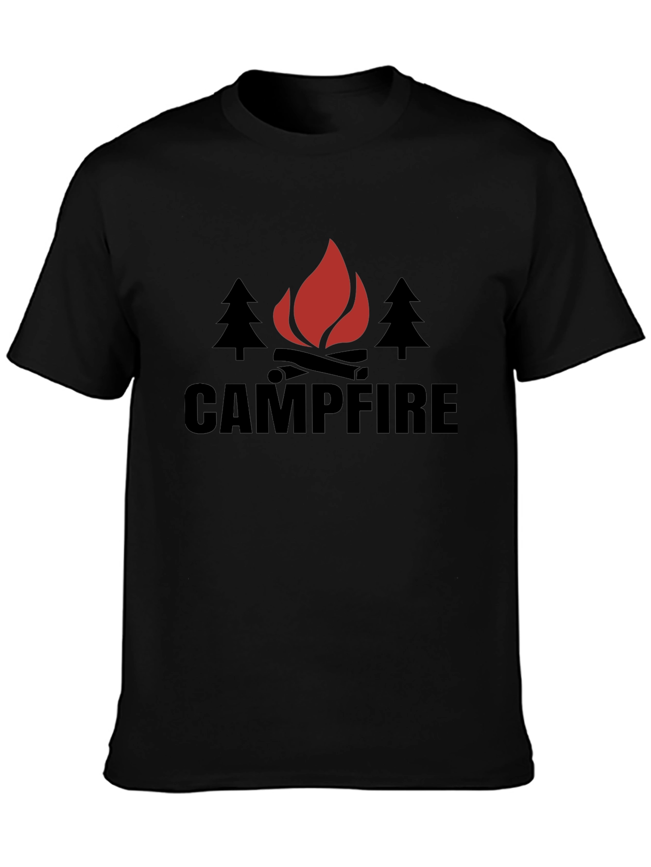 Campfire Graphic Tee - Outdoor Adventure