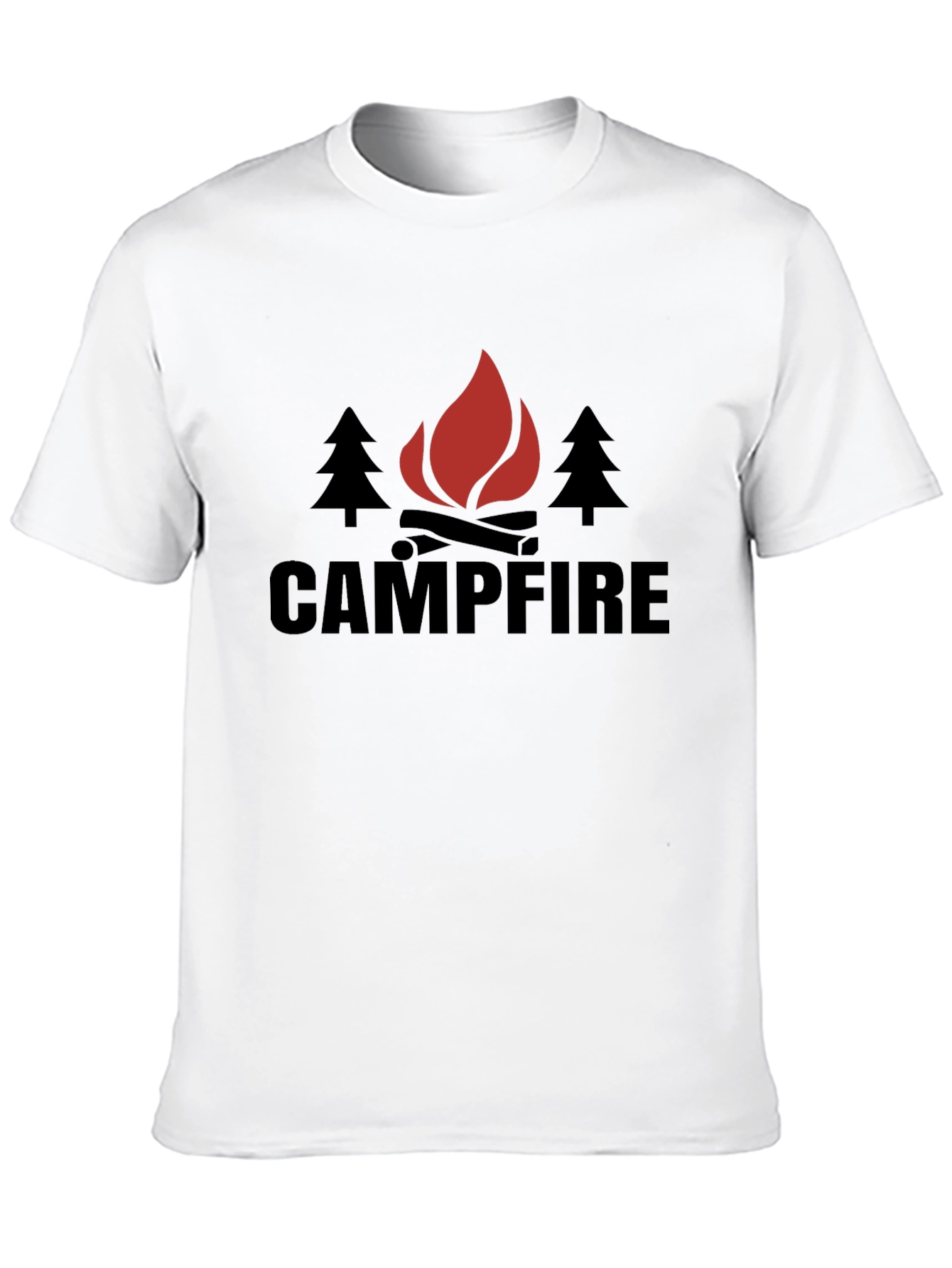 Campfire Graphic Tee - Outdoor Adventure