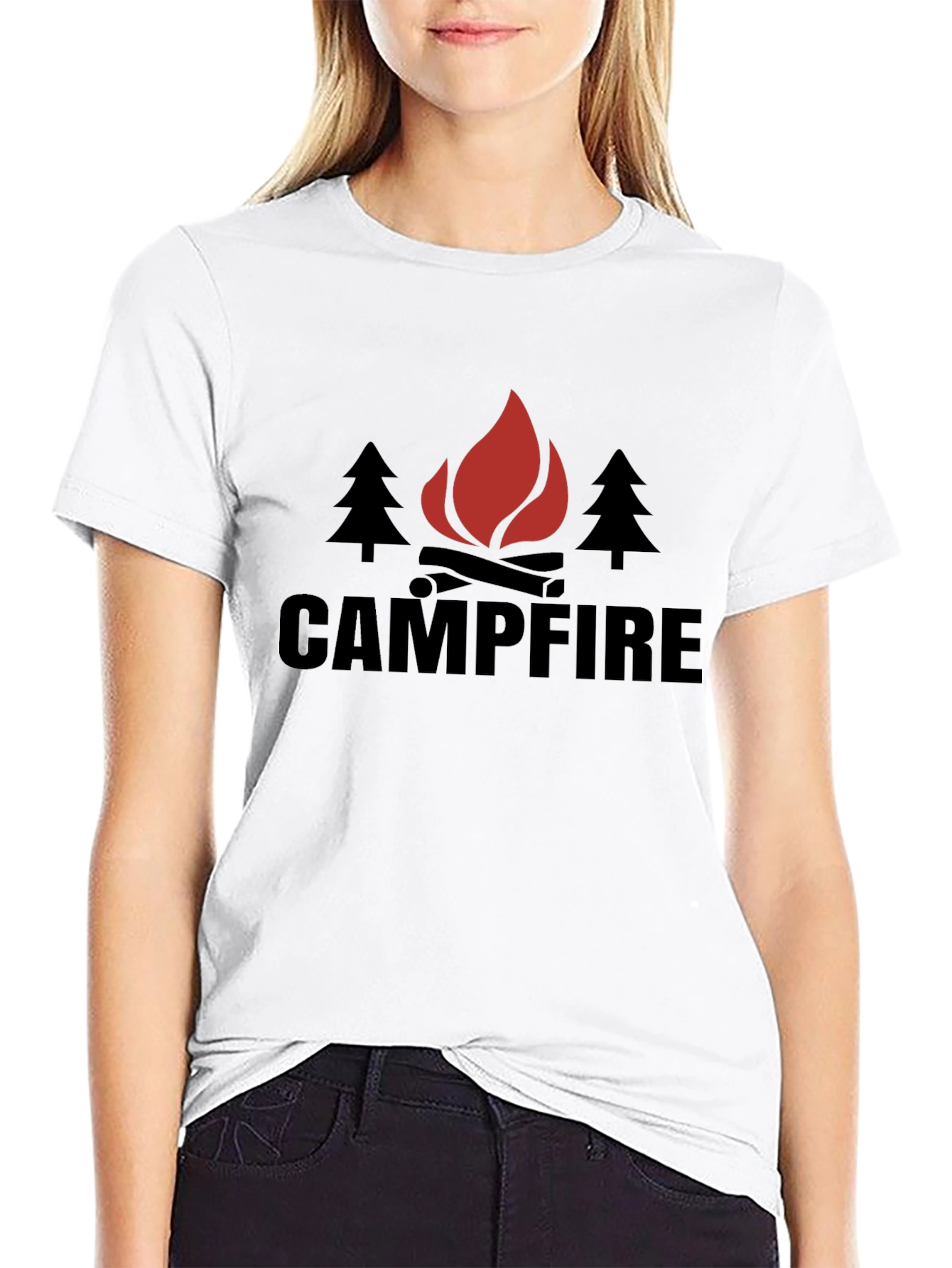 Campfire Graphic Tee - Outdoor Adventure