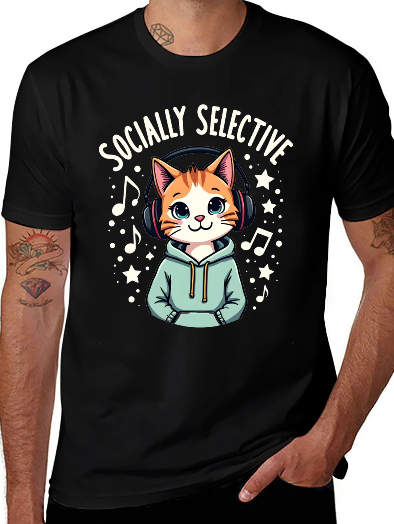 Socially Selective Cat T-Shirt