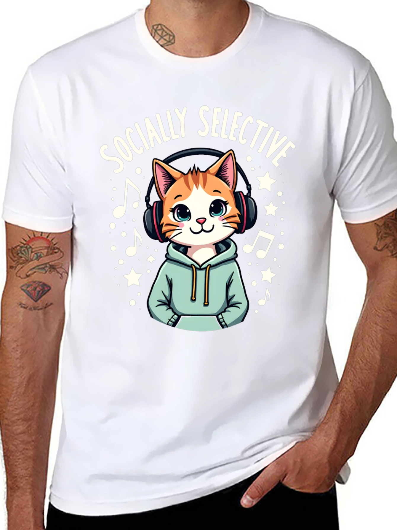 Socially Selective Cat T-Shirt