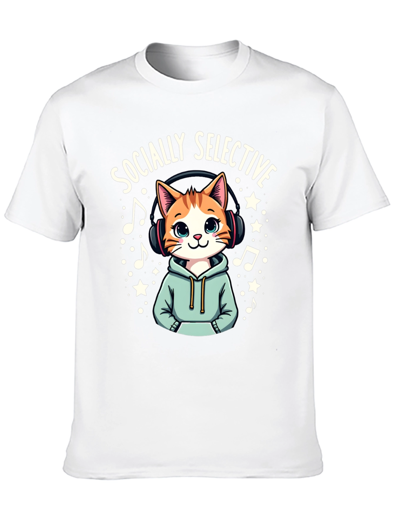 Socially Selective Cat T-Shirt