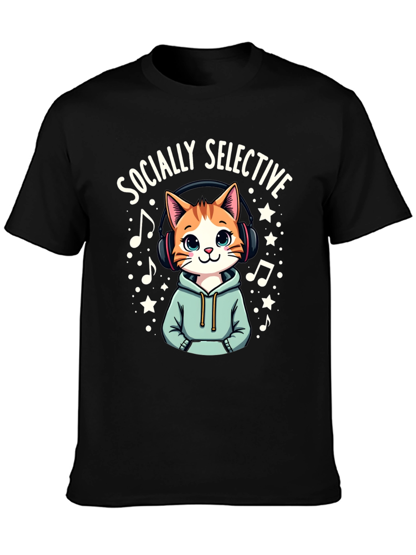 Socially Selective Cat T-Shirt