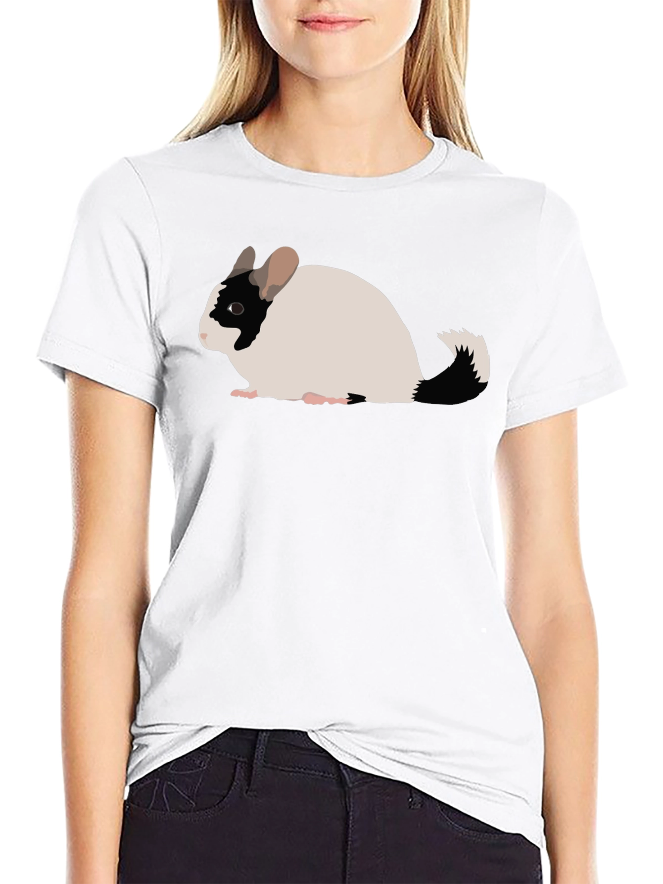 Chinchilla Graphic Tee - Cute Rodent Shirt