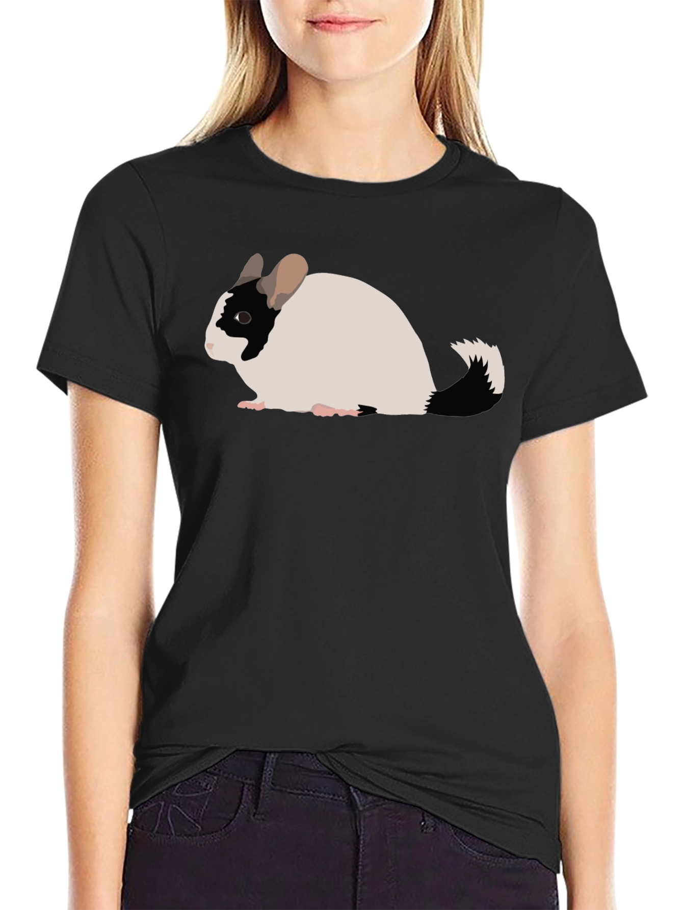 Chinchilla Graphic Tee - Cute Rodent Shirt